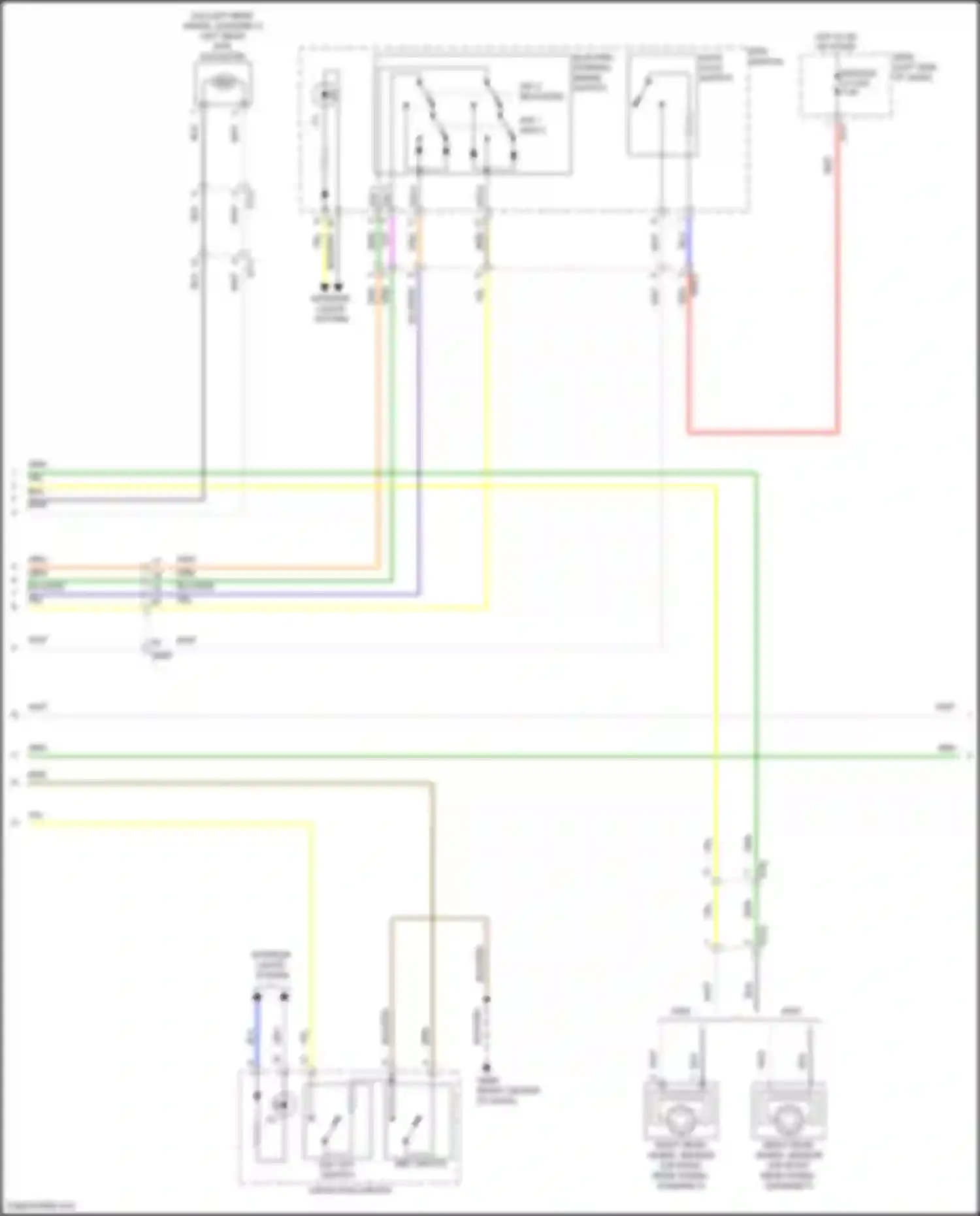 Wiring diagram blk/wht for Hyundai Kona I facelift (2020-2024) (1 of 10)