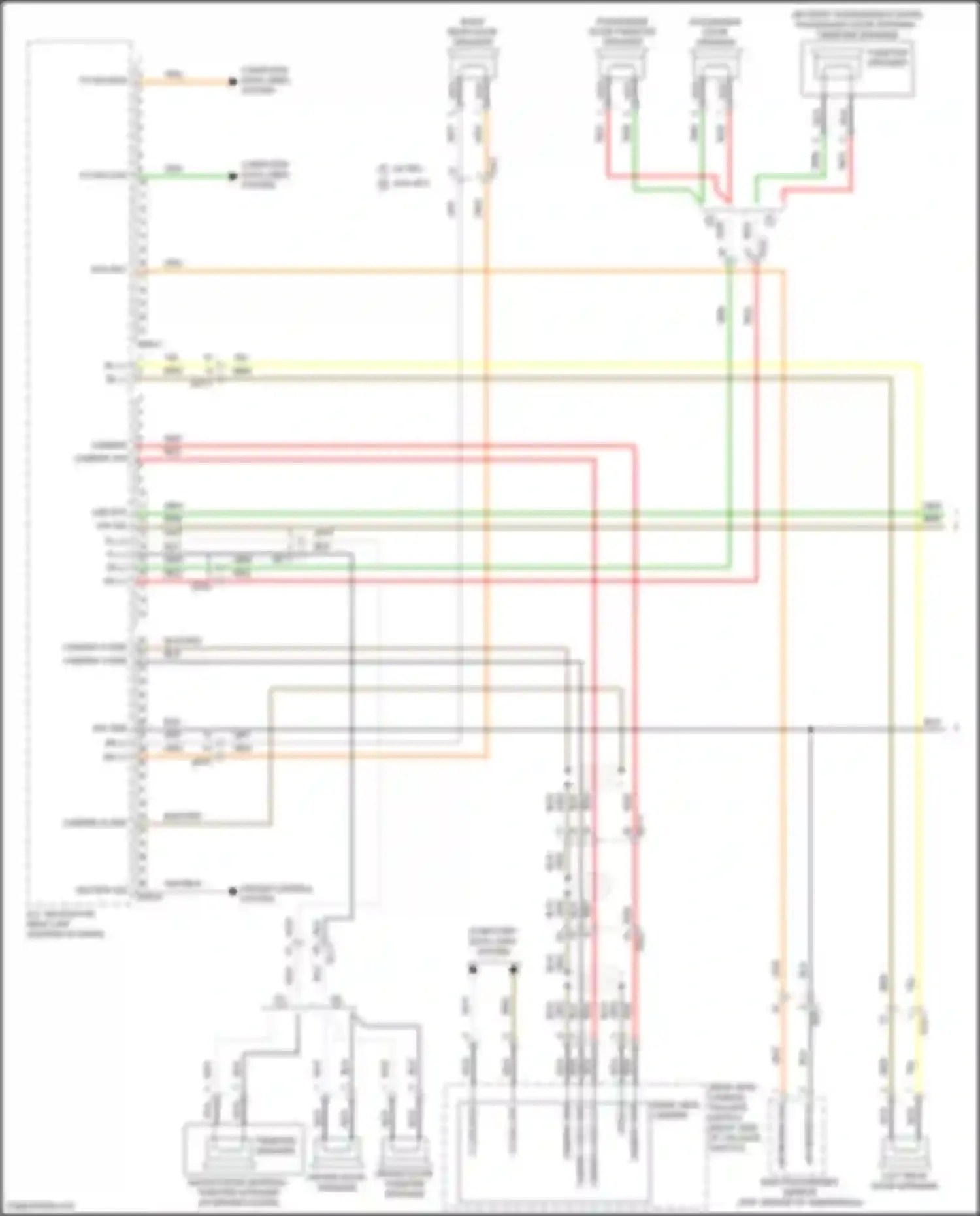 Wiring diagram camera gnd for Hyundai Kona I facelift (2020-2024) (2 of 5)