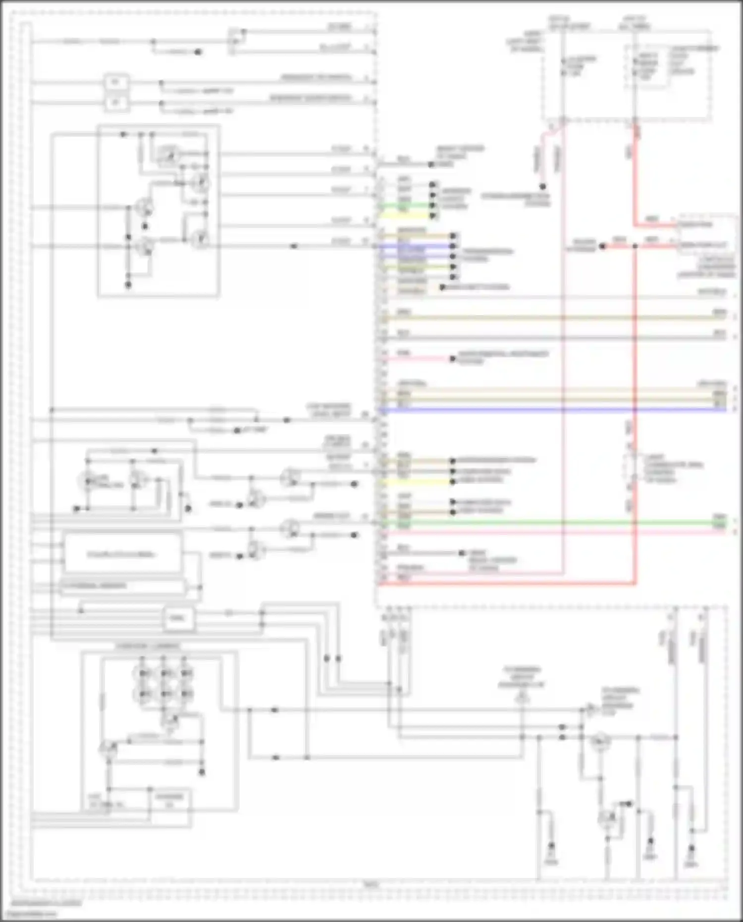 Wiring diagram cluster fuse for Hyundai Kona I facelift (2020-2024) (19 of 31)