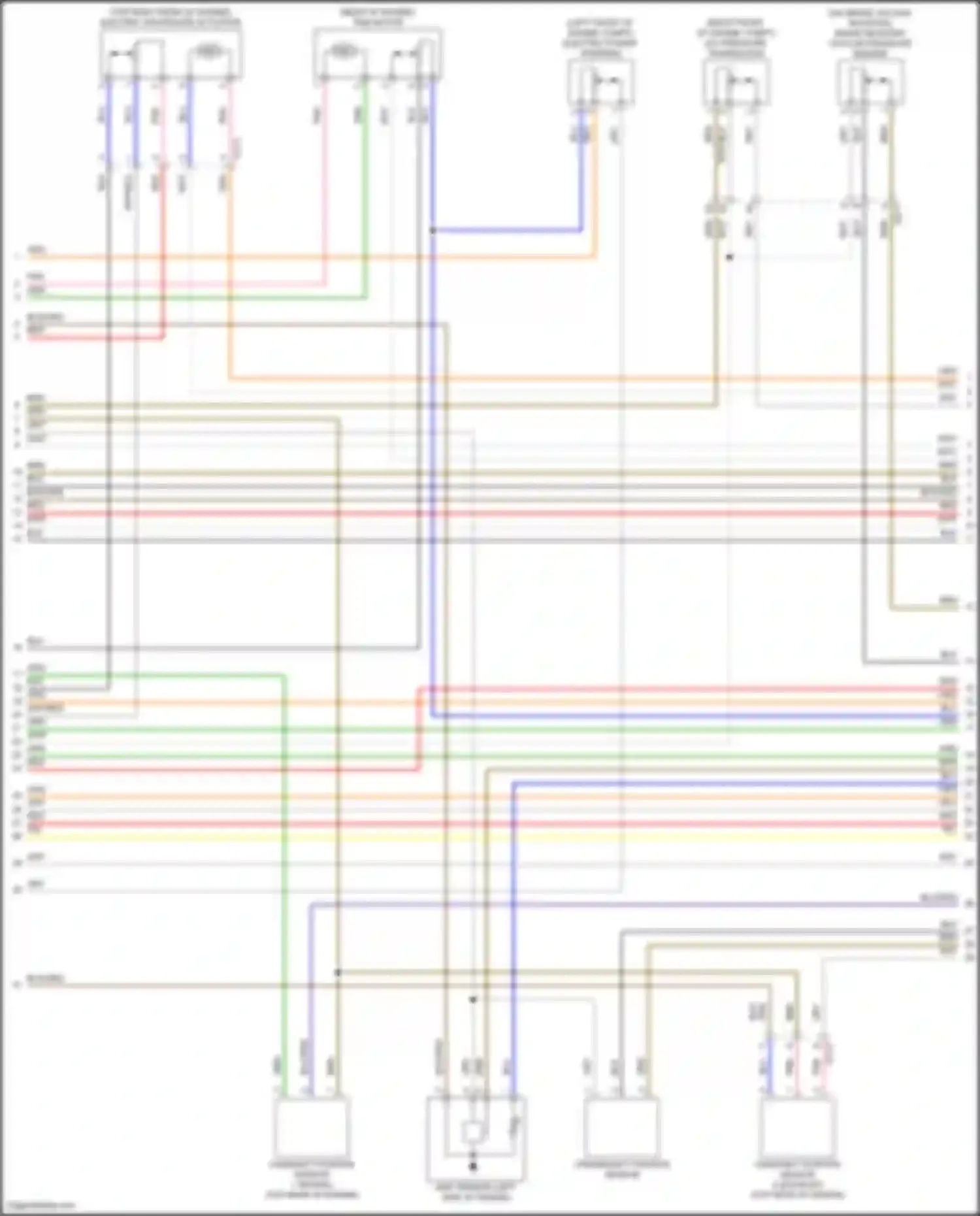 Wiring diagram crankshaft position sensor for Hyundai Kona I facelift (2020-2024) (1 of 2)