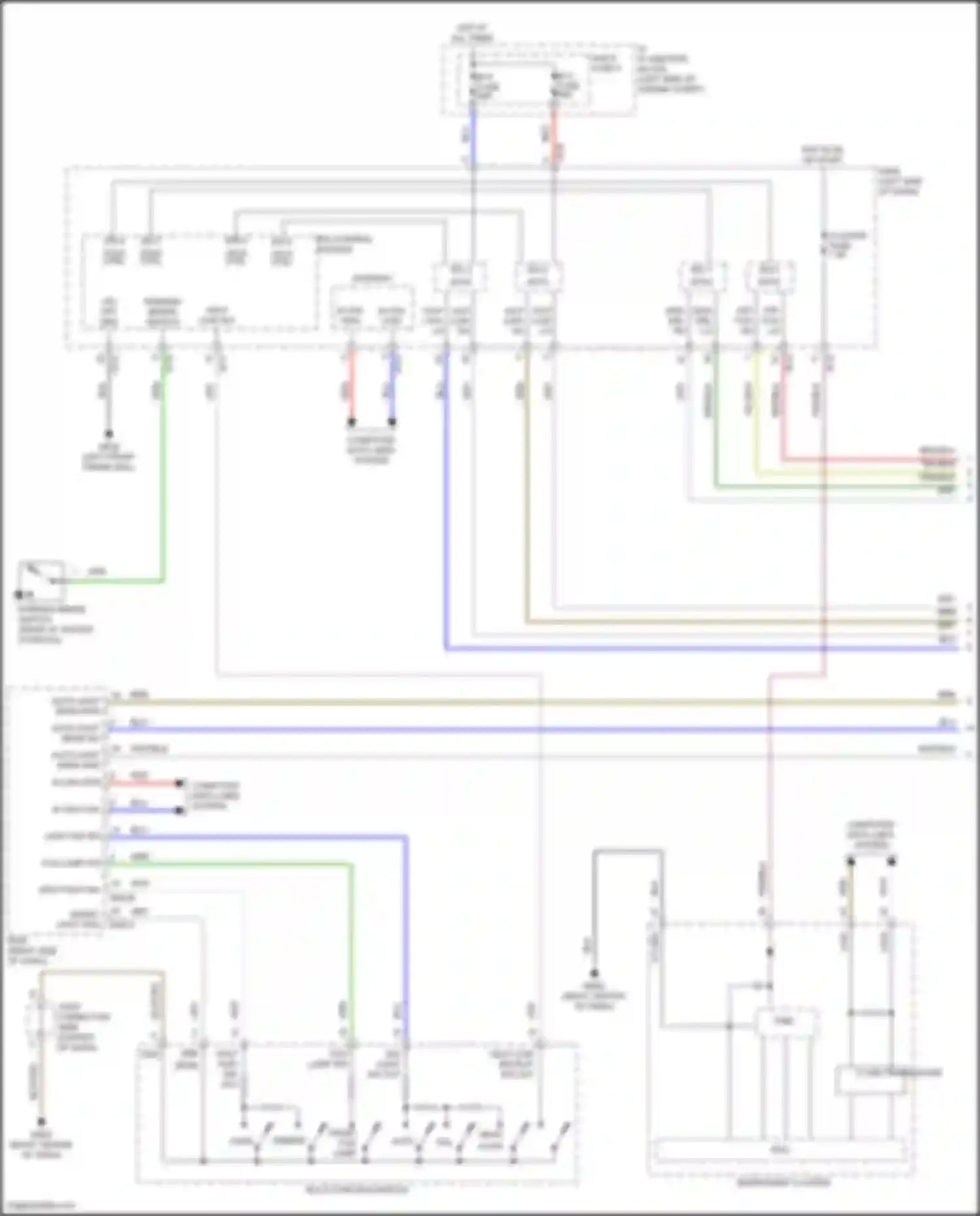 Wiring diagram fog lamp sw sig light sw out for Hyundai Kona I facelift (2020-2024) (1 of 2)