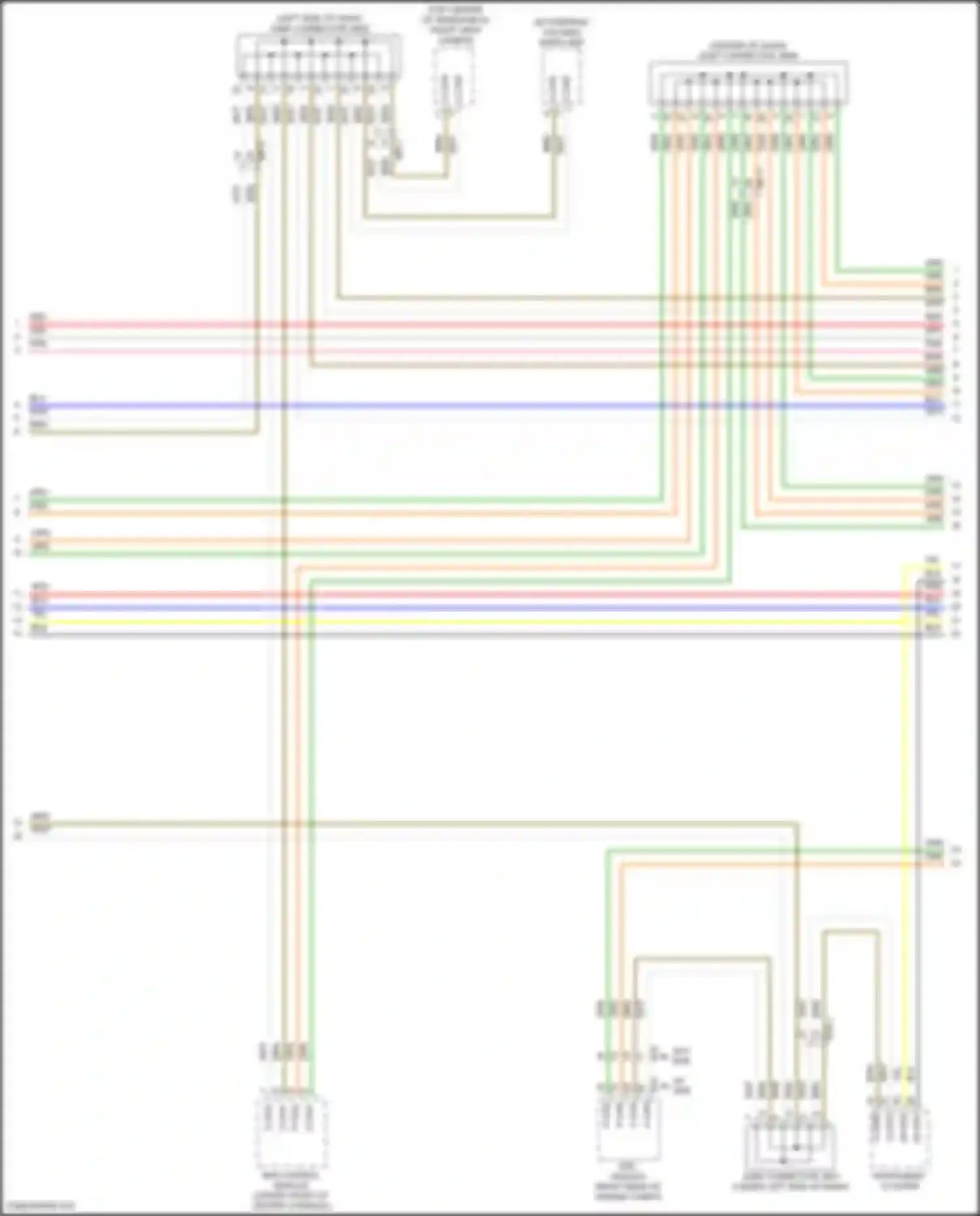 Wiring diagram mdps unit for Hyundai Kona I facelift (2020-2024) (1 of 5)