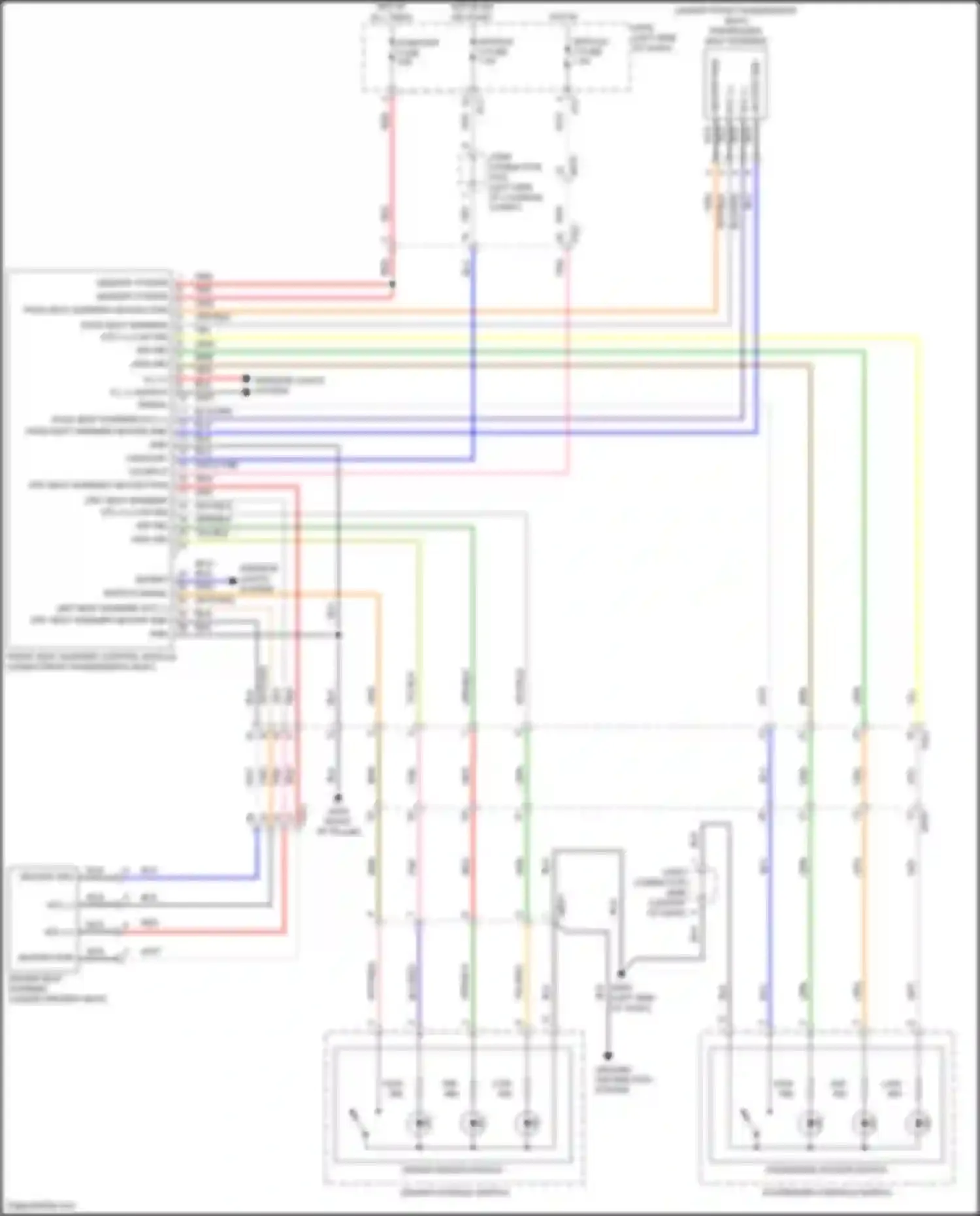 Wiring diagram memory power for Hyundai Kona I facelift (2020-2024) (15 of 18)