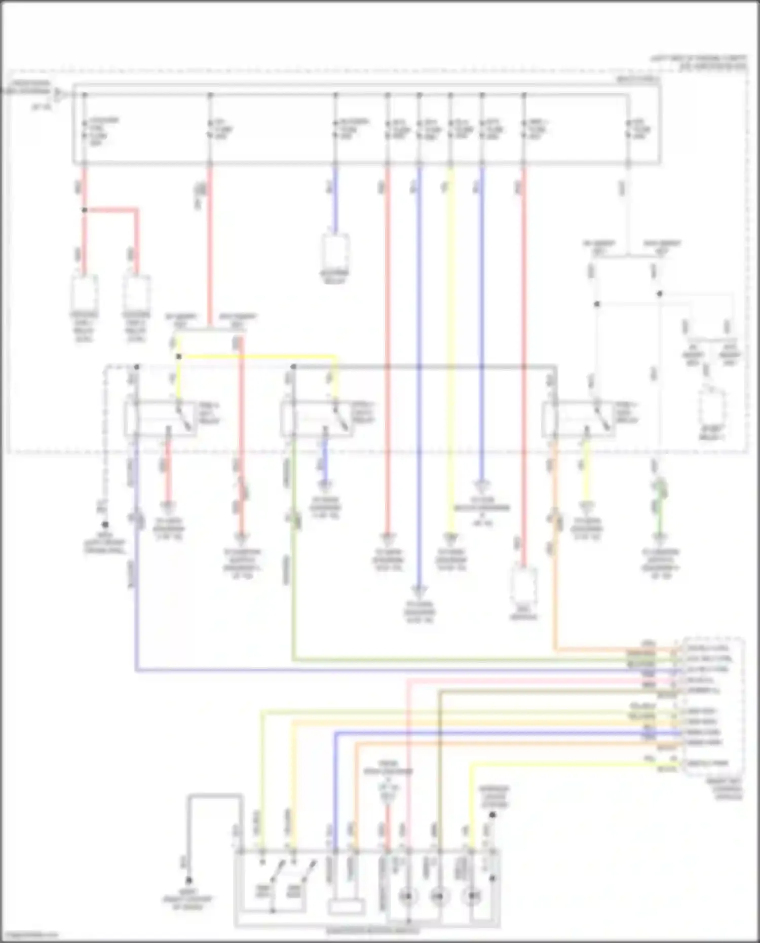 Wiring diagram memory power for Hyundai Kona I facelift (2020-2024) (8 of 18)