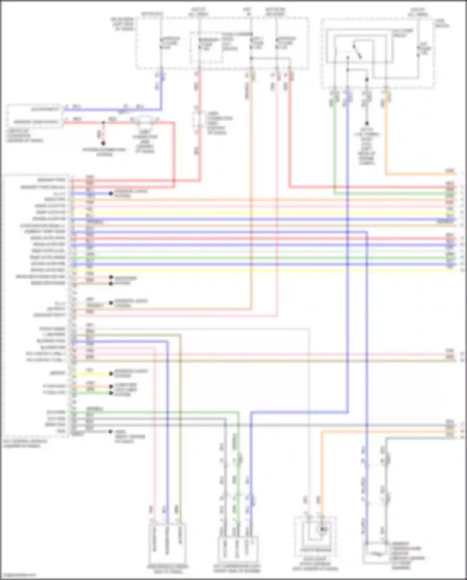 Wiring diagram module 2 fuse for Hyundai Kona I facelift (2020-2024) (1 of 11)