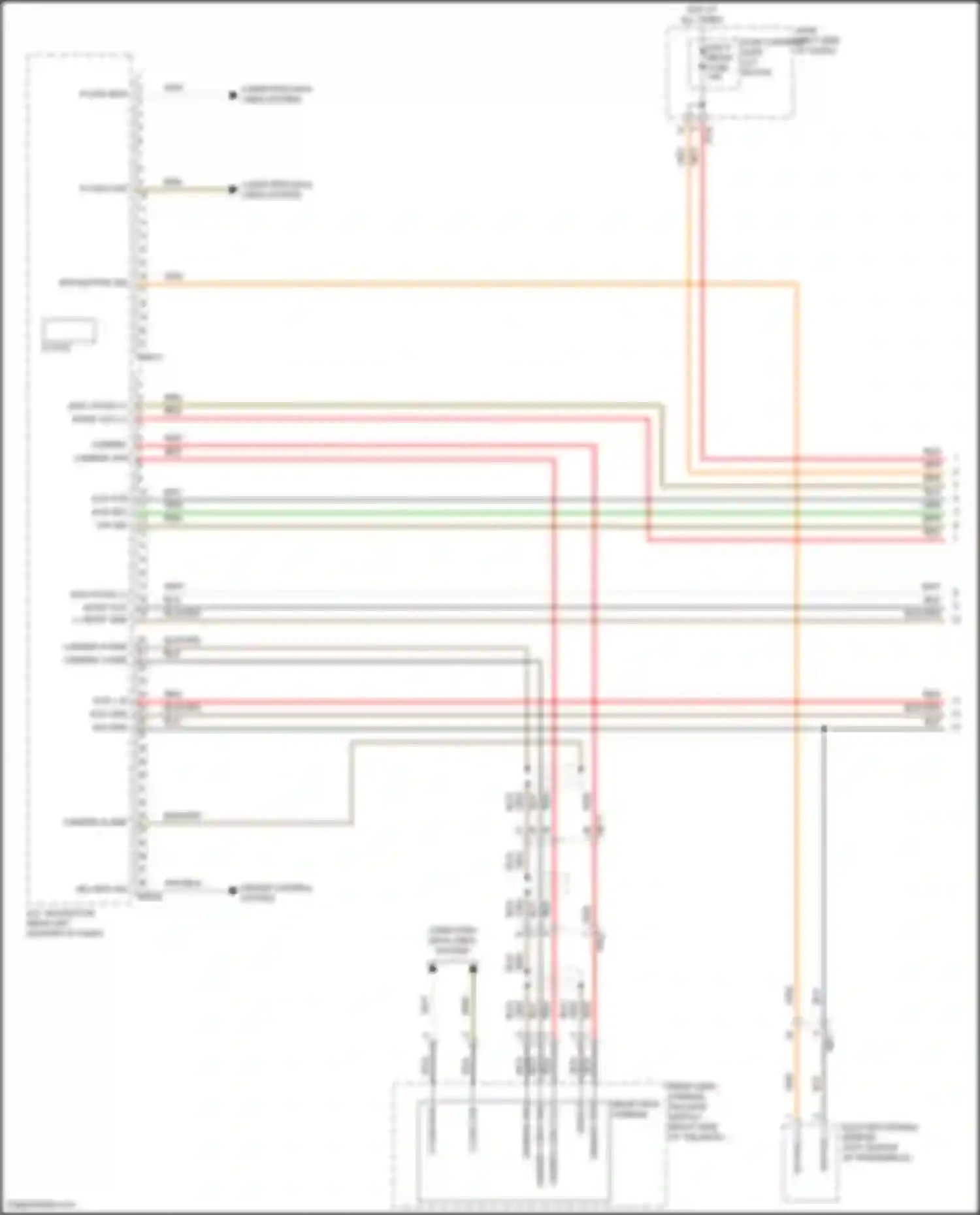 Wiring diagram mts keypad sig for Hyundai Kona I facelift (2020-2024) (2 of 3)