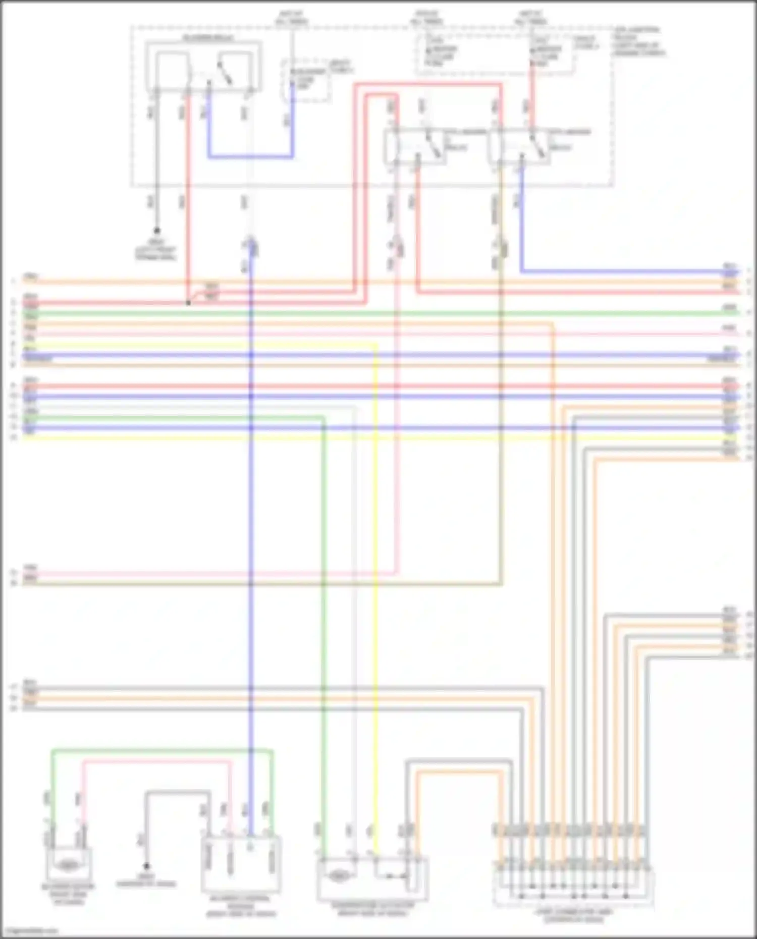 Wiring diagram multi fuse 2 for Hyundai Kona I facelift (2020-2024) (11 of 21)