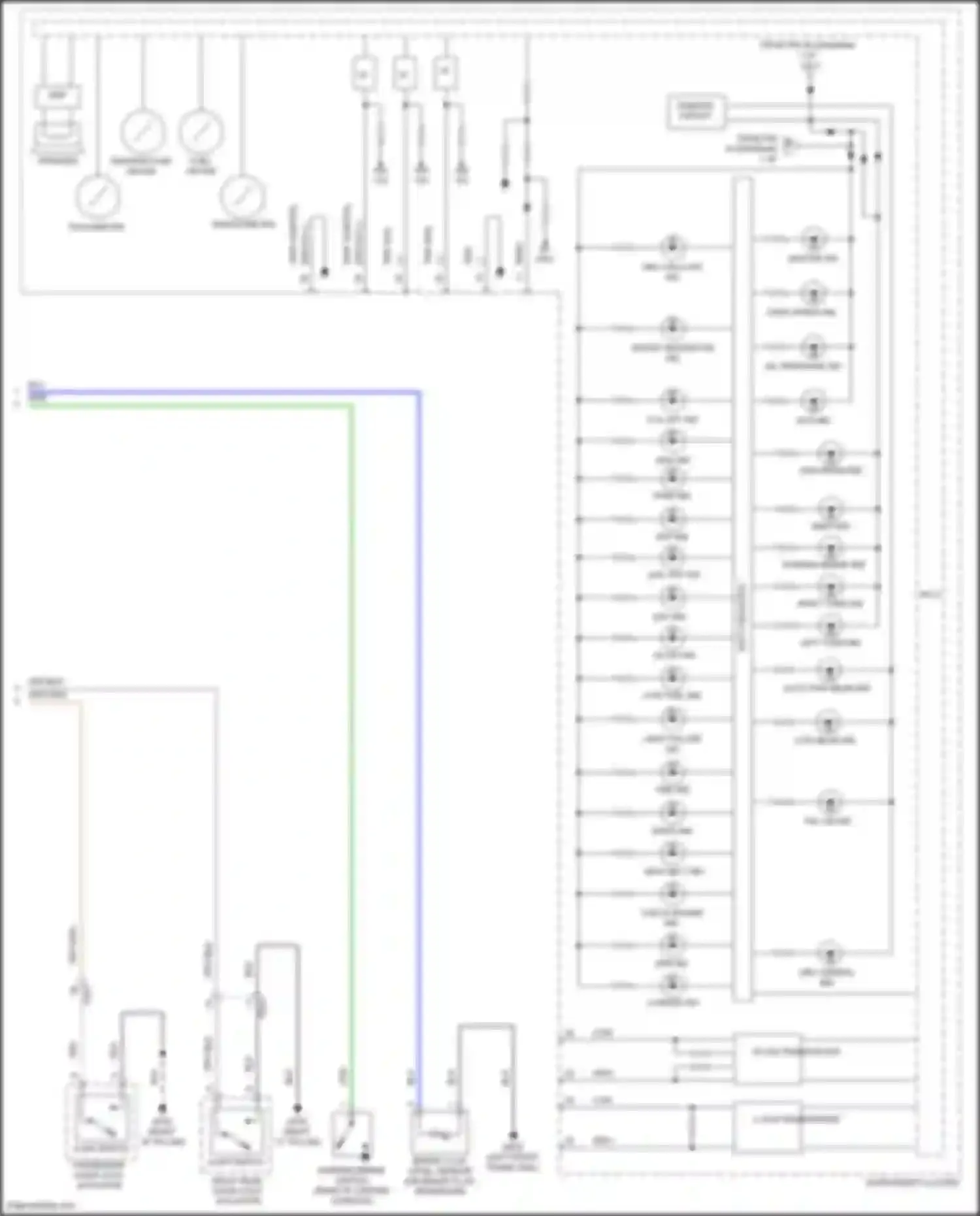 Wiring diagram over speed ind for Hyundai Kona I facelift (2020-2024) (1 of 1)