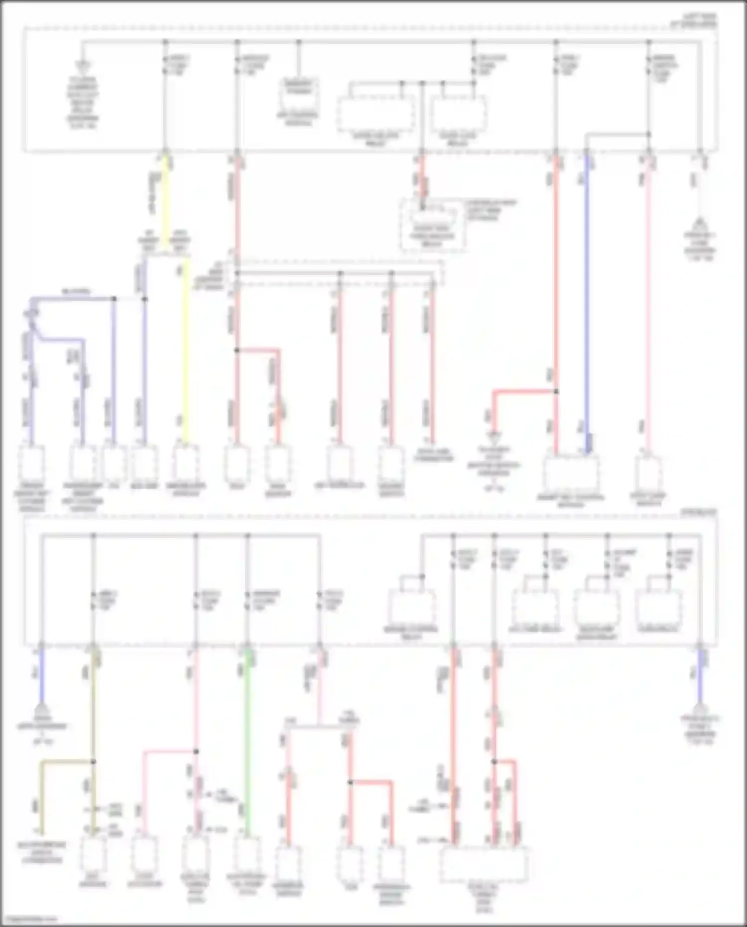 Wiring diagram pdm 1 fuse for Hyundai Kona I facelift (2020-2024) (3 of 3)