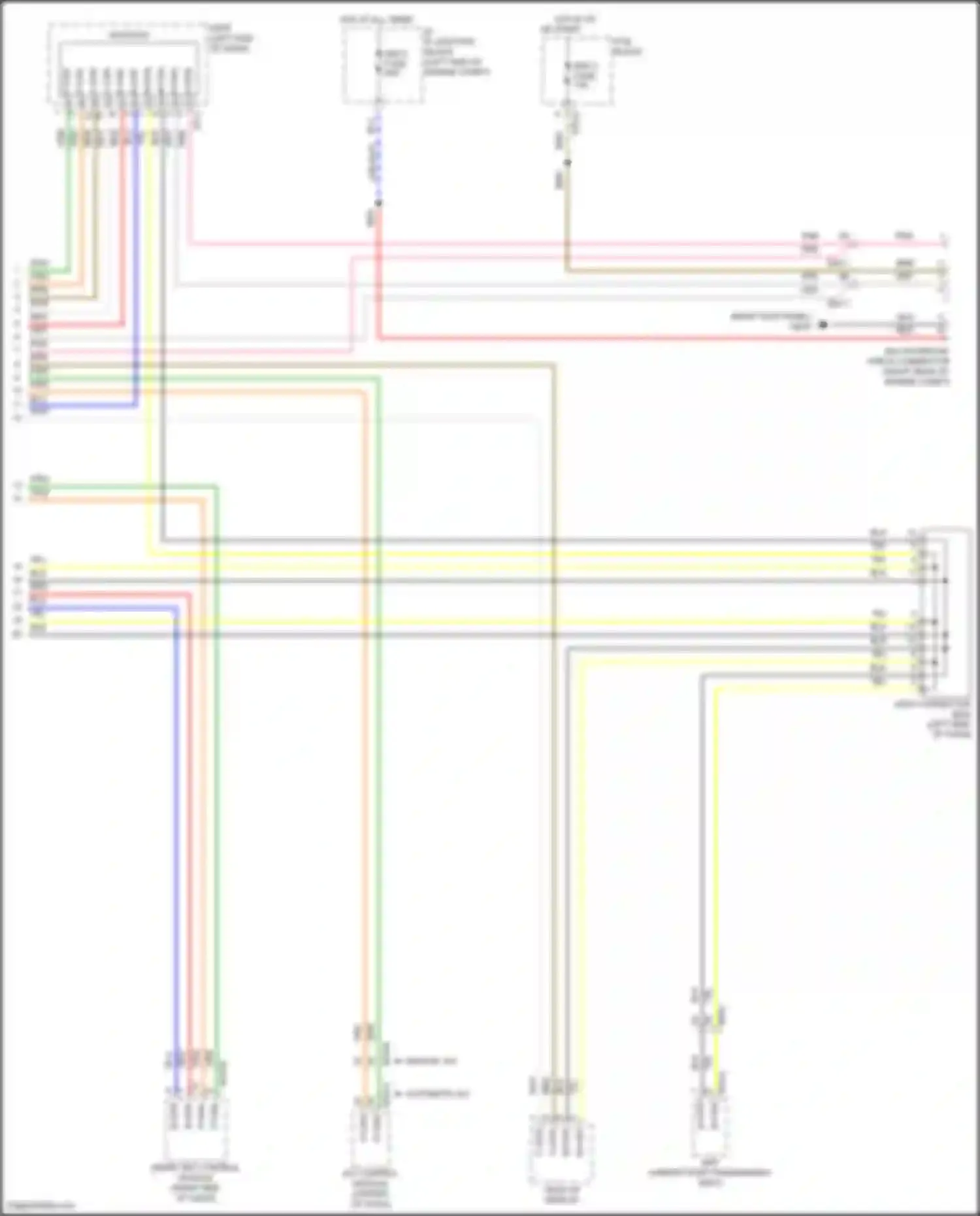 Wiring diagram smart key control module for Hyundai Kona I facelift (2020-2024) (3 of 20)