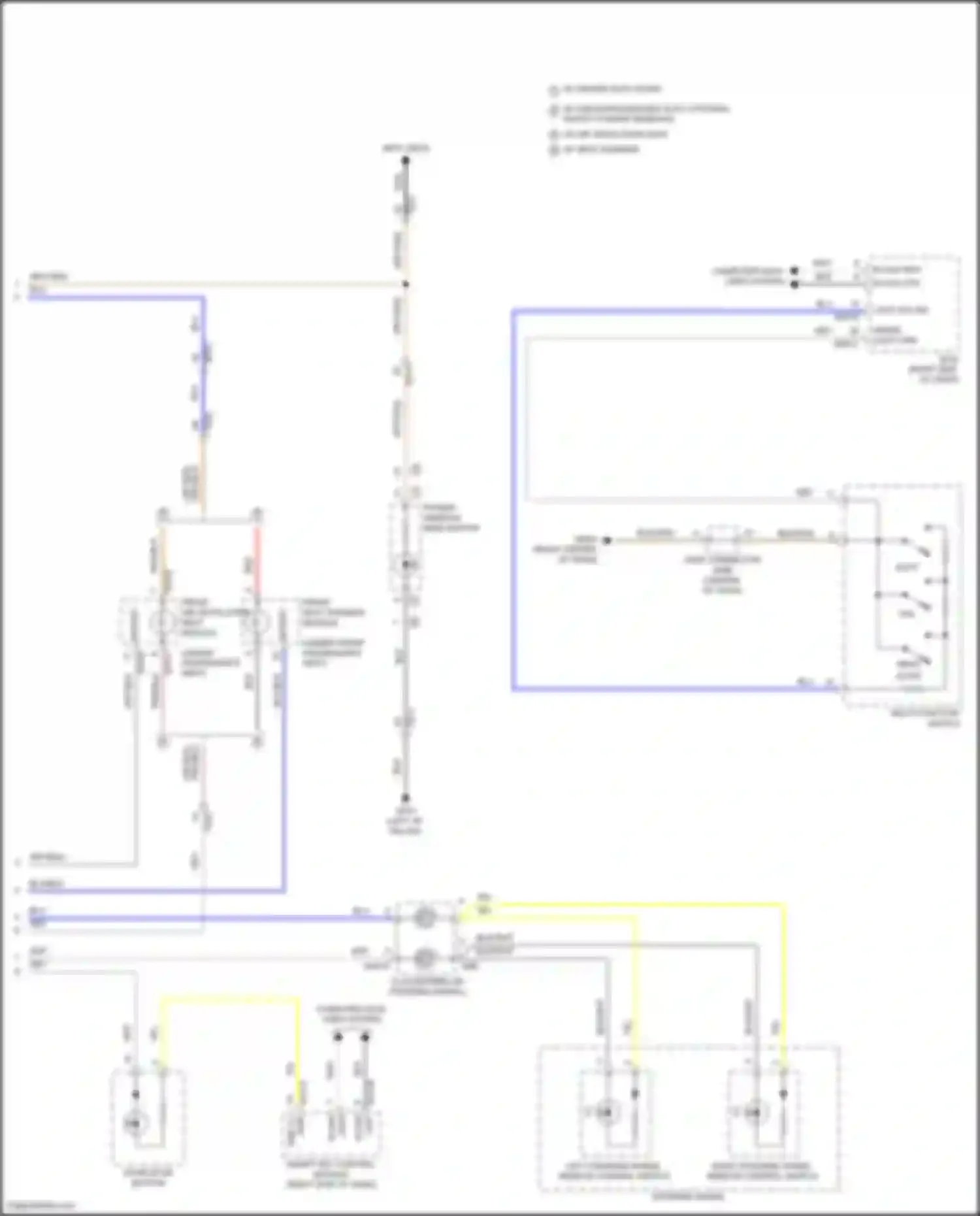 Wiring diagram start/stop button for Hyundai Kona I facelift (2020-2024) (3 of 4)
