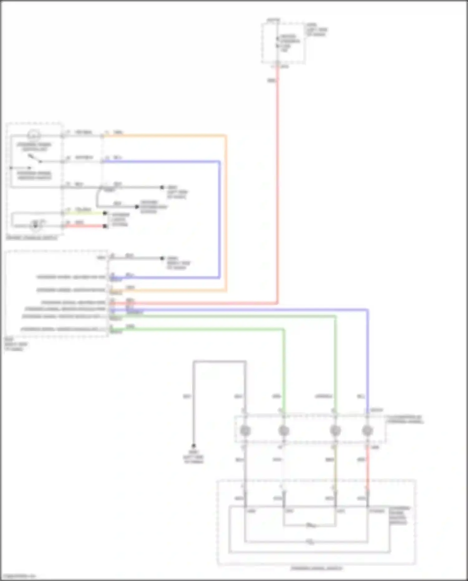 Wiring diagram steering wheel heated module pwr for Hyundai Kona I facelift (2020-2024) (1 of 1)