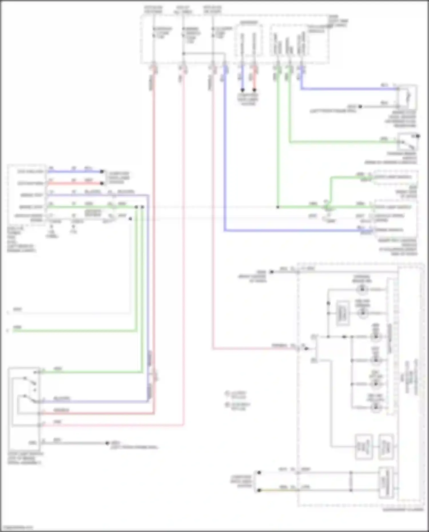 Wiring diagram vehicle speed signal for Hyundai Kona I facelift (2020-2024) (1 of 1)