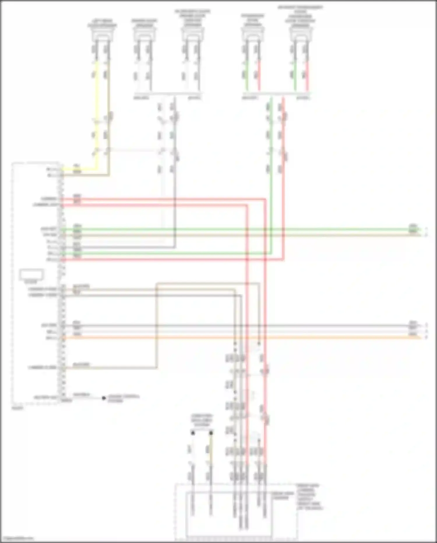 Wiring diagram w/ nfc for Hyundai Kona I facelift (2020-2024) (3 of 3)