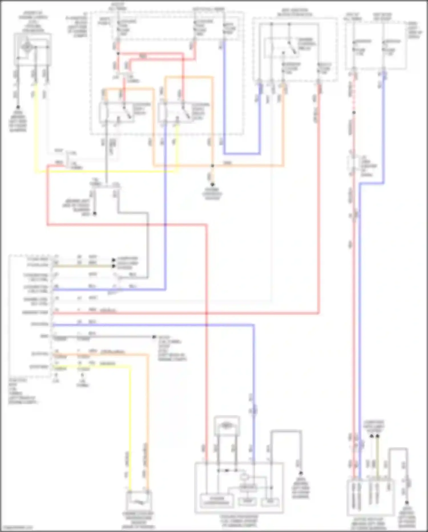 Kona Hyundai I (2017-2021): Cooling fan circuit