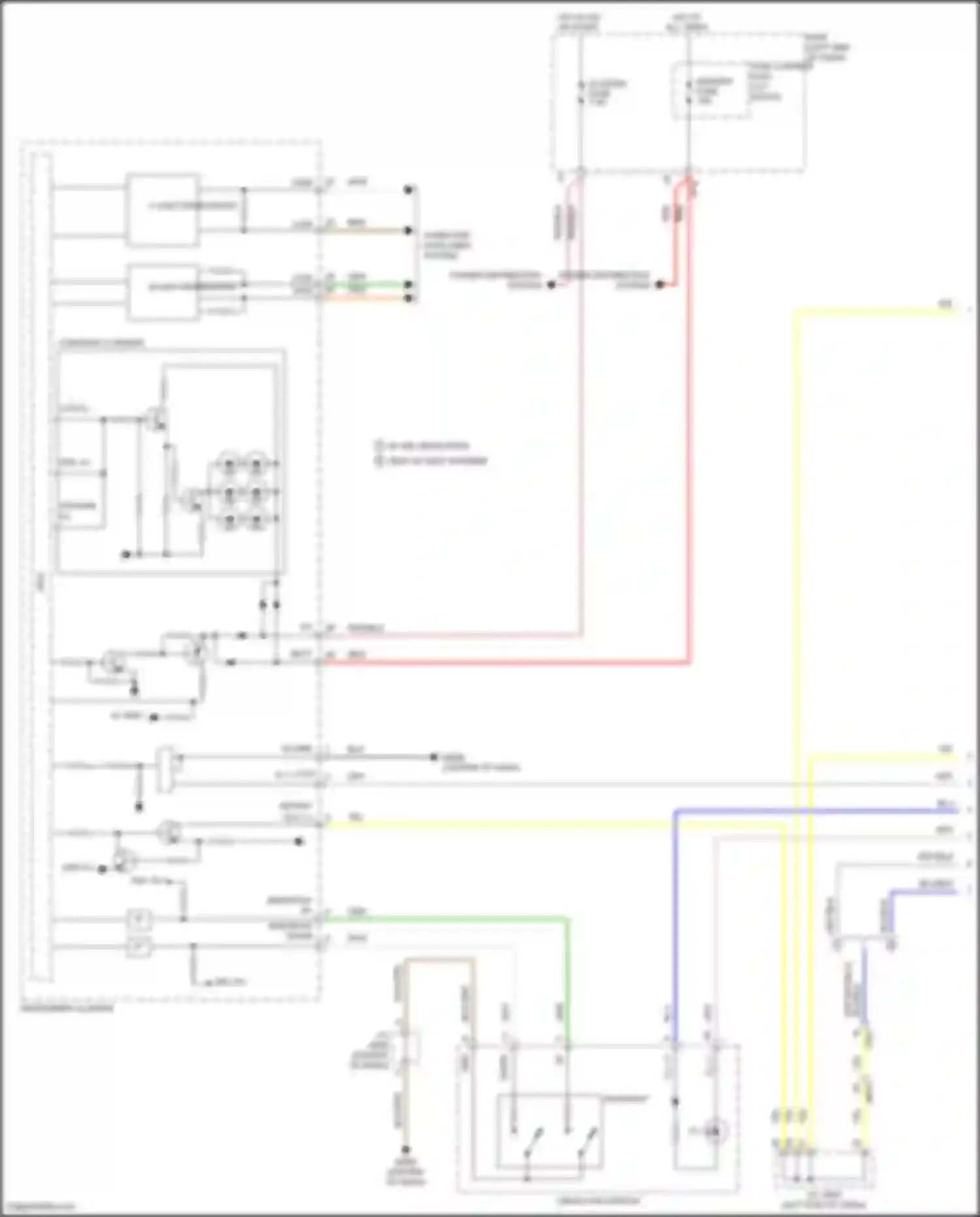 Kona Hyundai I (2017-2021): Instrument illumination circuit (1 of 3)