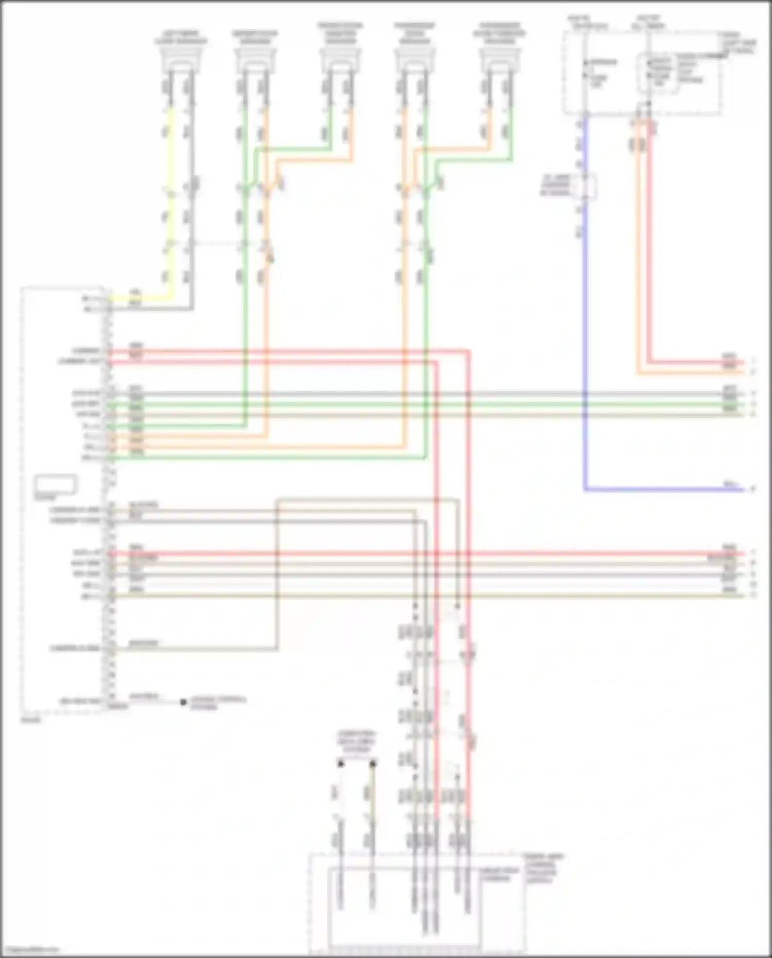 Kona Hyundai I (2017-2021): Navigation circuit, w/o navigation (1 of 3)