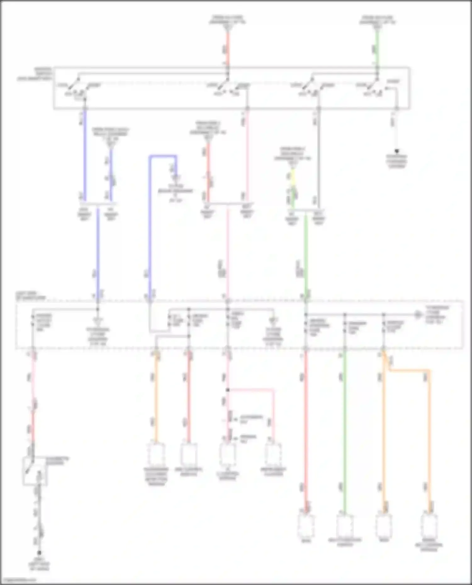 Kona Hyundai I (2017-2021): Power distribution circuit (2 of 10)