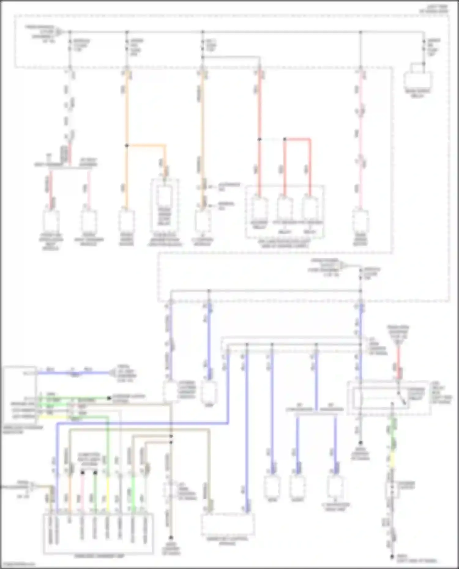 Kona Hyundai I (2017-2021): Power distribution circuit (3 of 10)