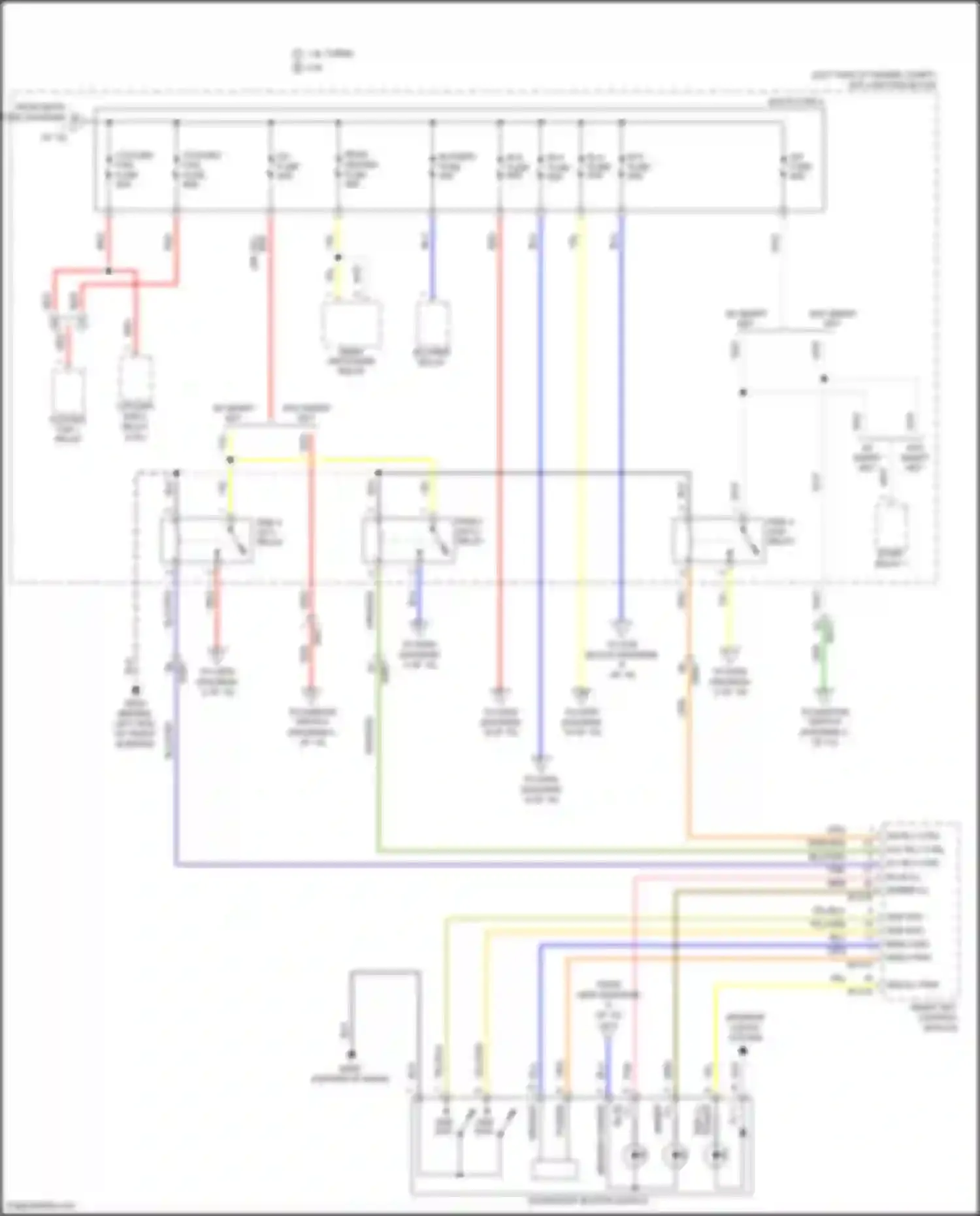 Kona Hyundai I (2017-2021): Power distribution circuit (7 of 10)