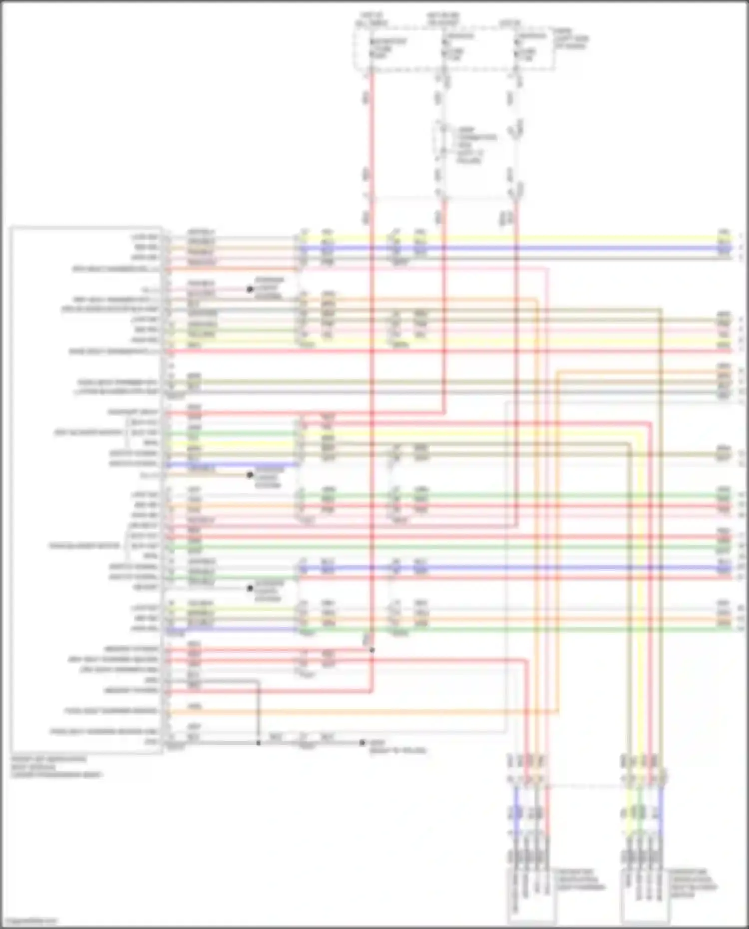 Kona Hyundai I (2017-2021): Seat ventilation circuit (1 of 2)