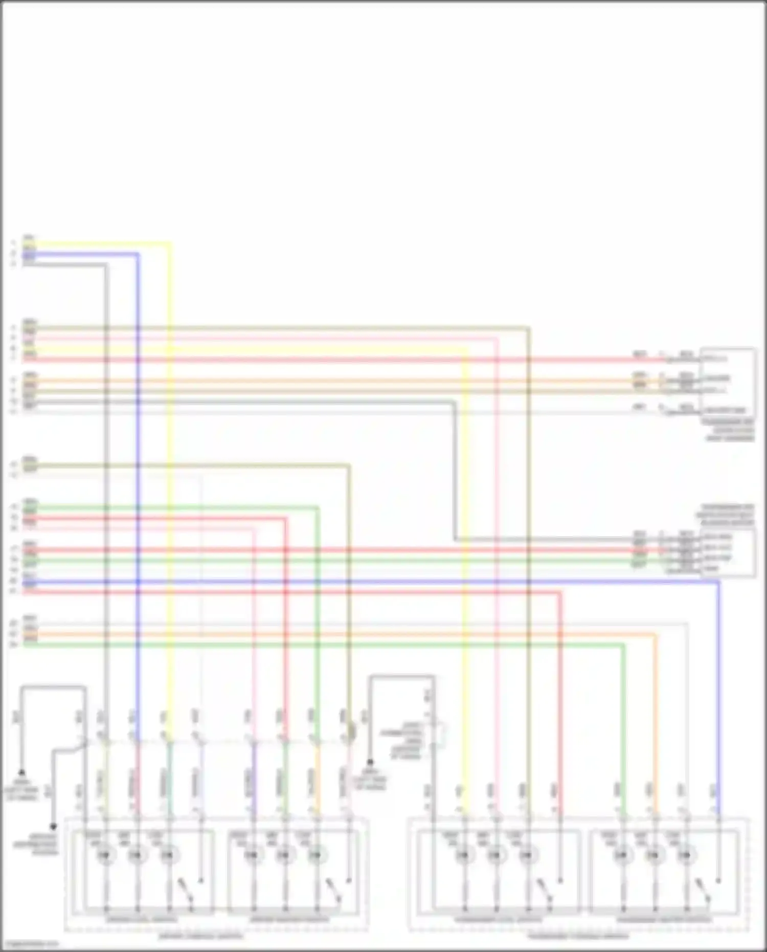 Kona Hyundai I (2017-2021): Seat ventilation circuit (2 of 2)