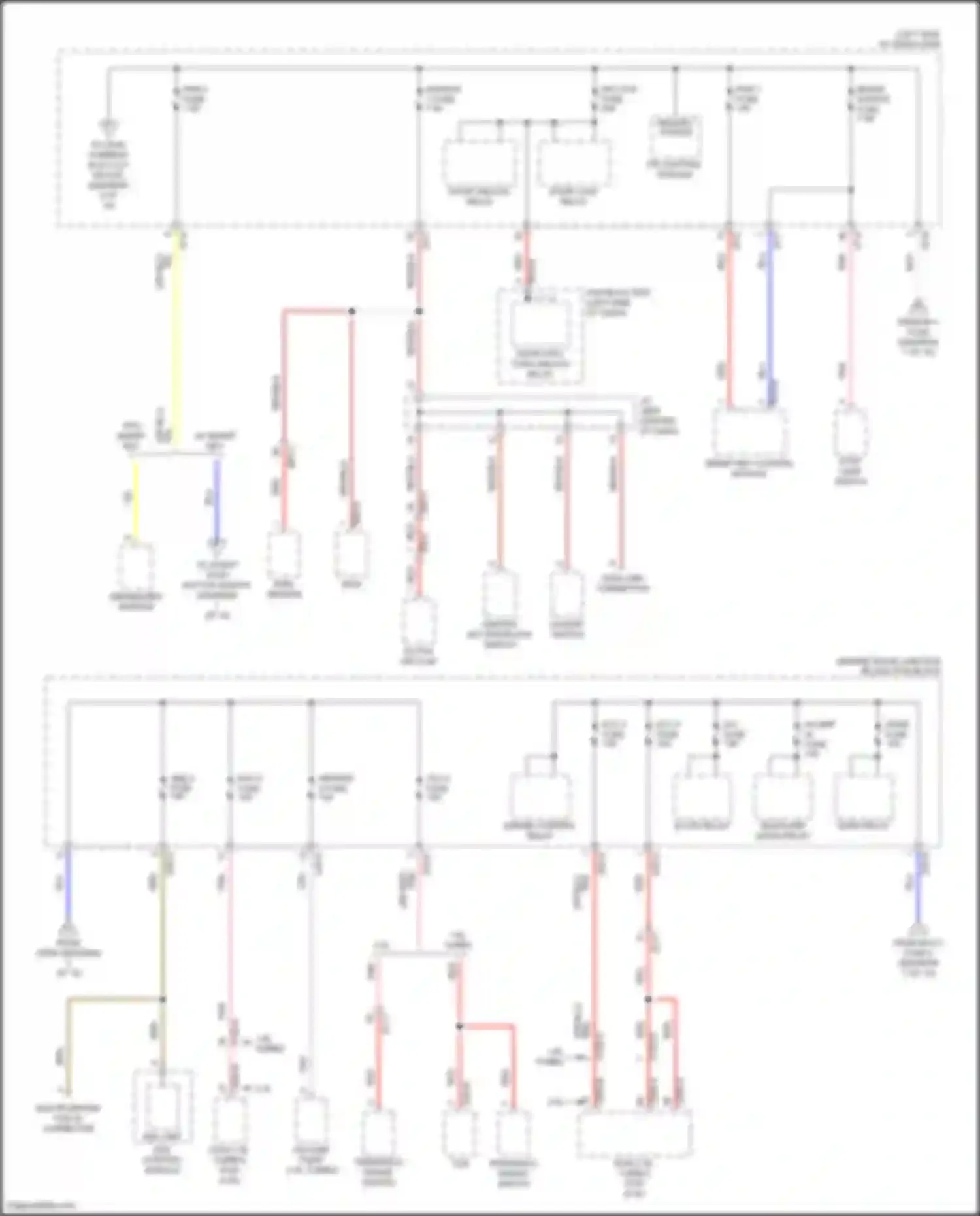 Wiring diagram a/con relay for Hyundai Kona I (2017-2021) (3 of 5)