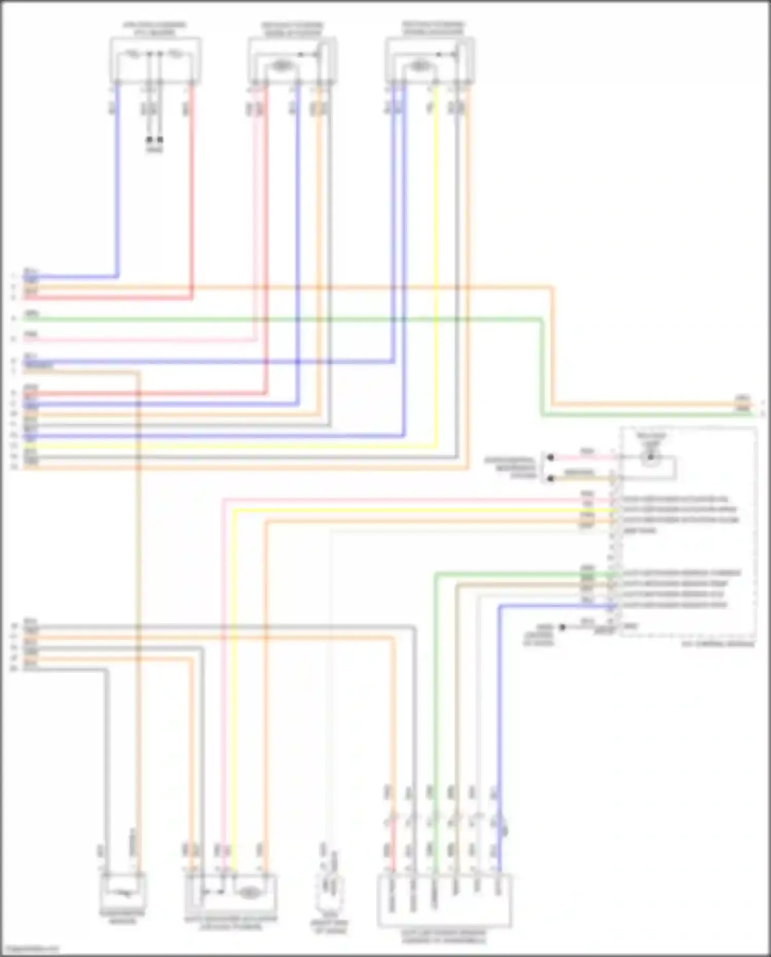 Wiring diagram auto defogger sensor current for Hyundai Kona I (2017-2021) (1 of 1)