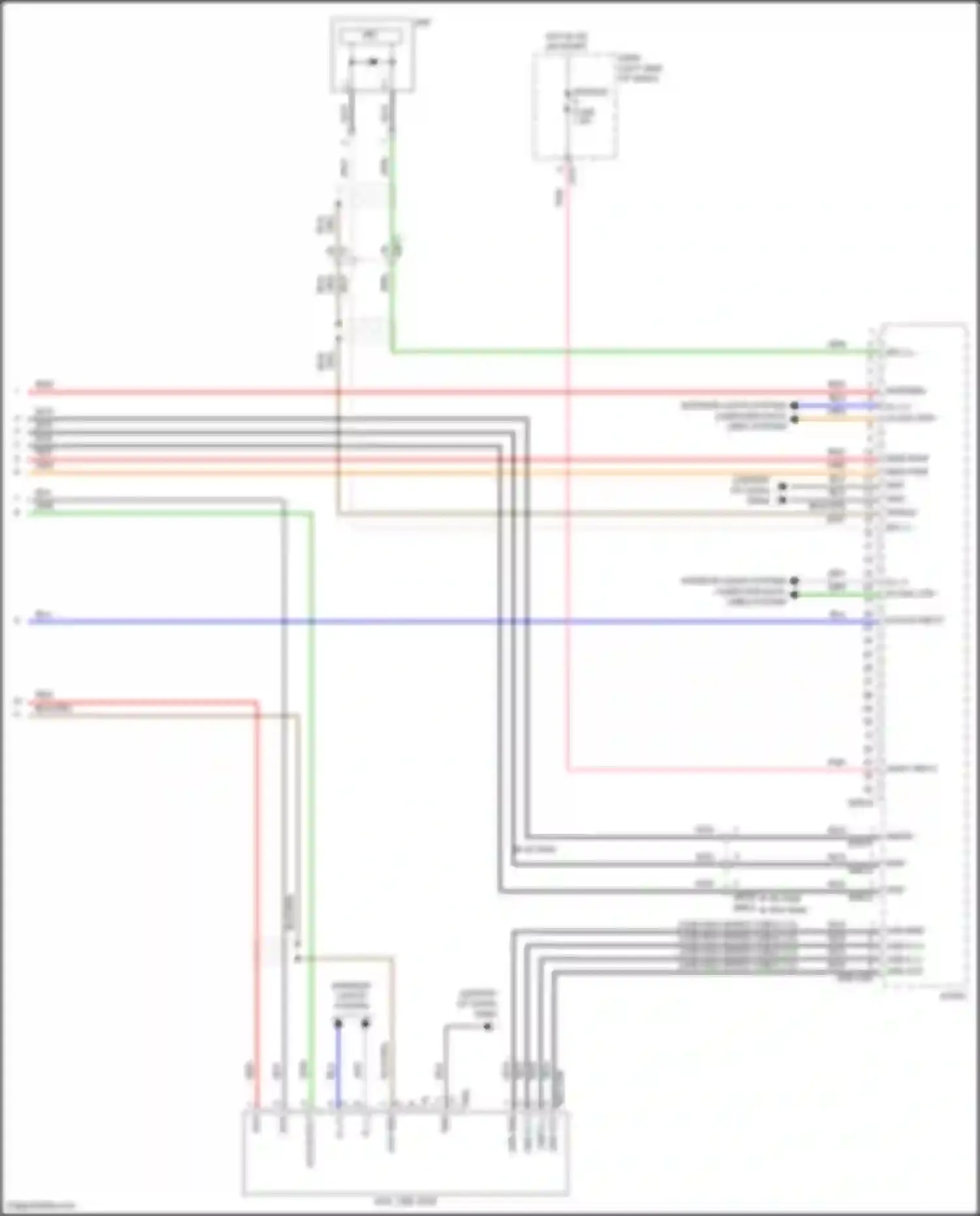 Wiring diagram aux detect for Hyundai Kona I (2017-2021) (2 of 4)