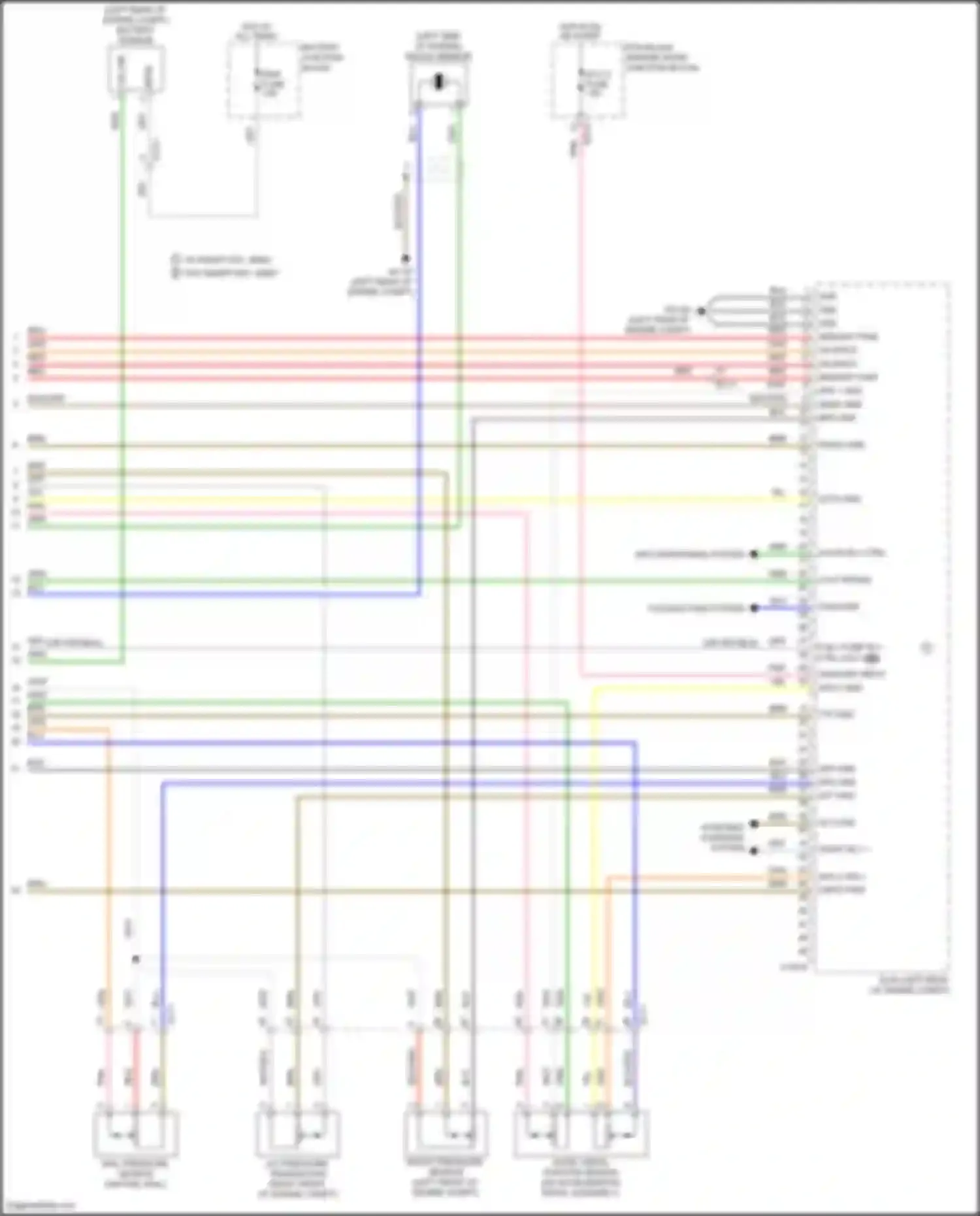 Wiring diagram battery sensor for Hyundai Kona I (2017-2021) (3 of 4)