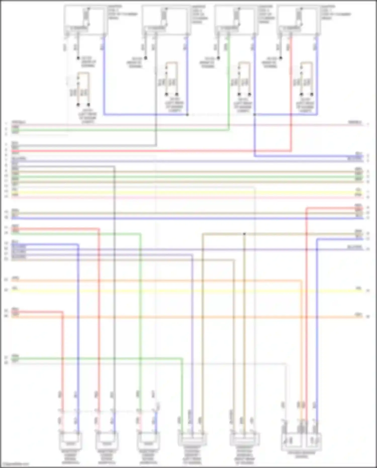 Wiring diagram blk/org for Hyundai Kona I (2017-2021) (44 of 53)