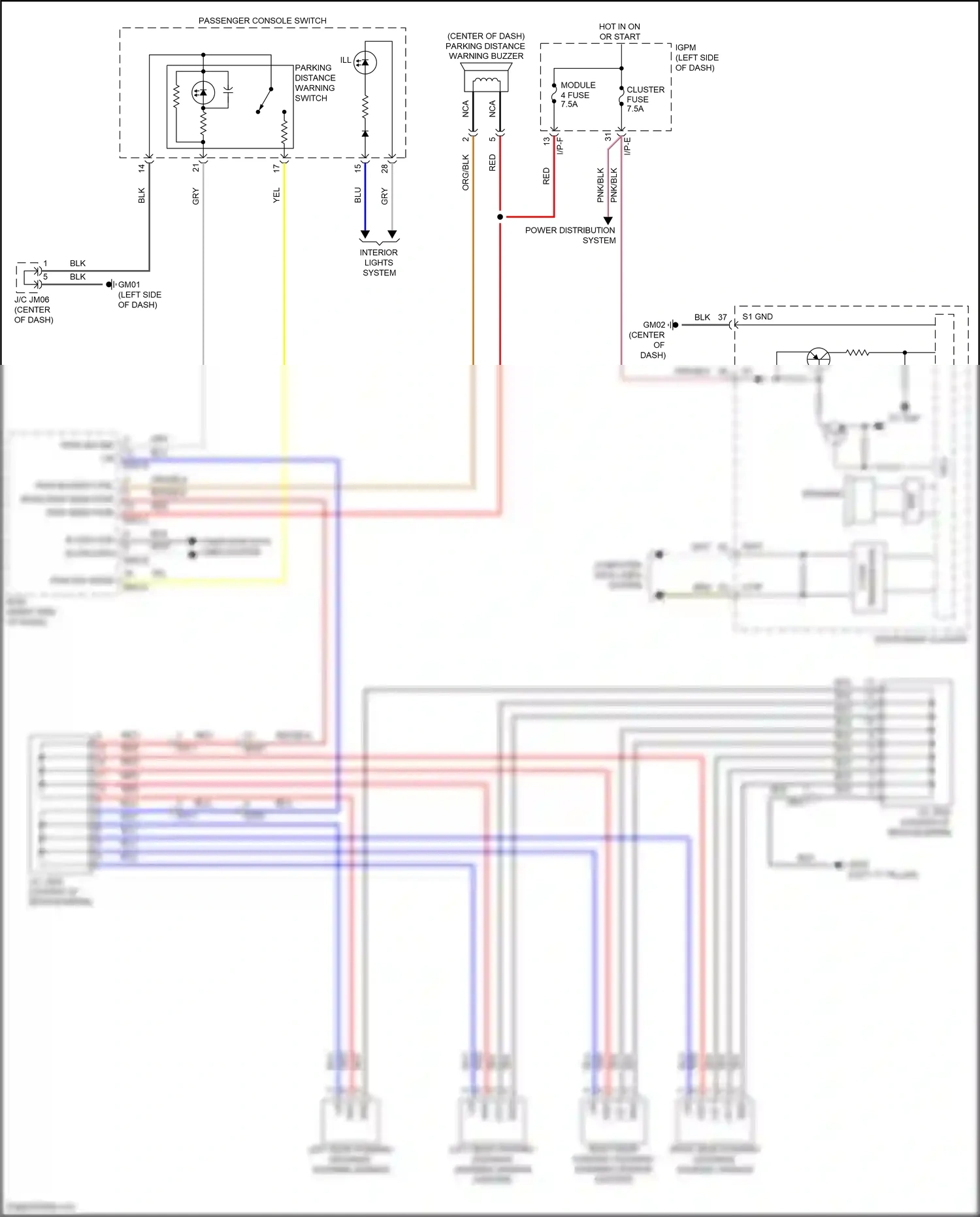 Wiring diagram computer data lines system for Hyundai Kona I (2017-2021) (47 of 66)