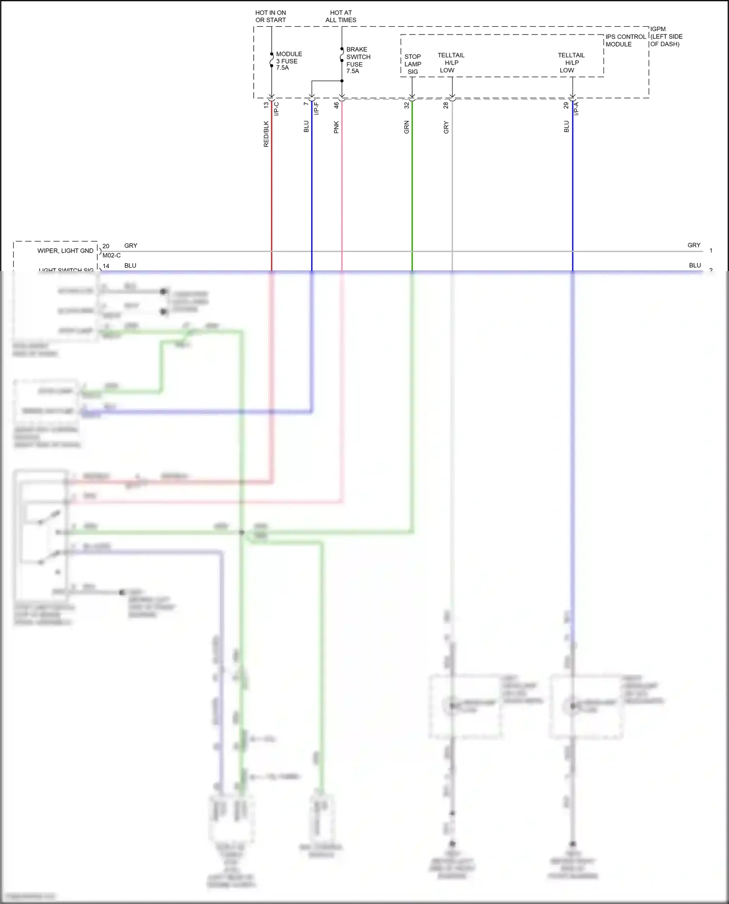 Wiring diagram computer data lines system for Hyundai Kona I (2017-2021) (42 of 66)