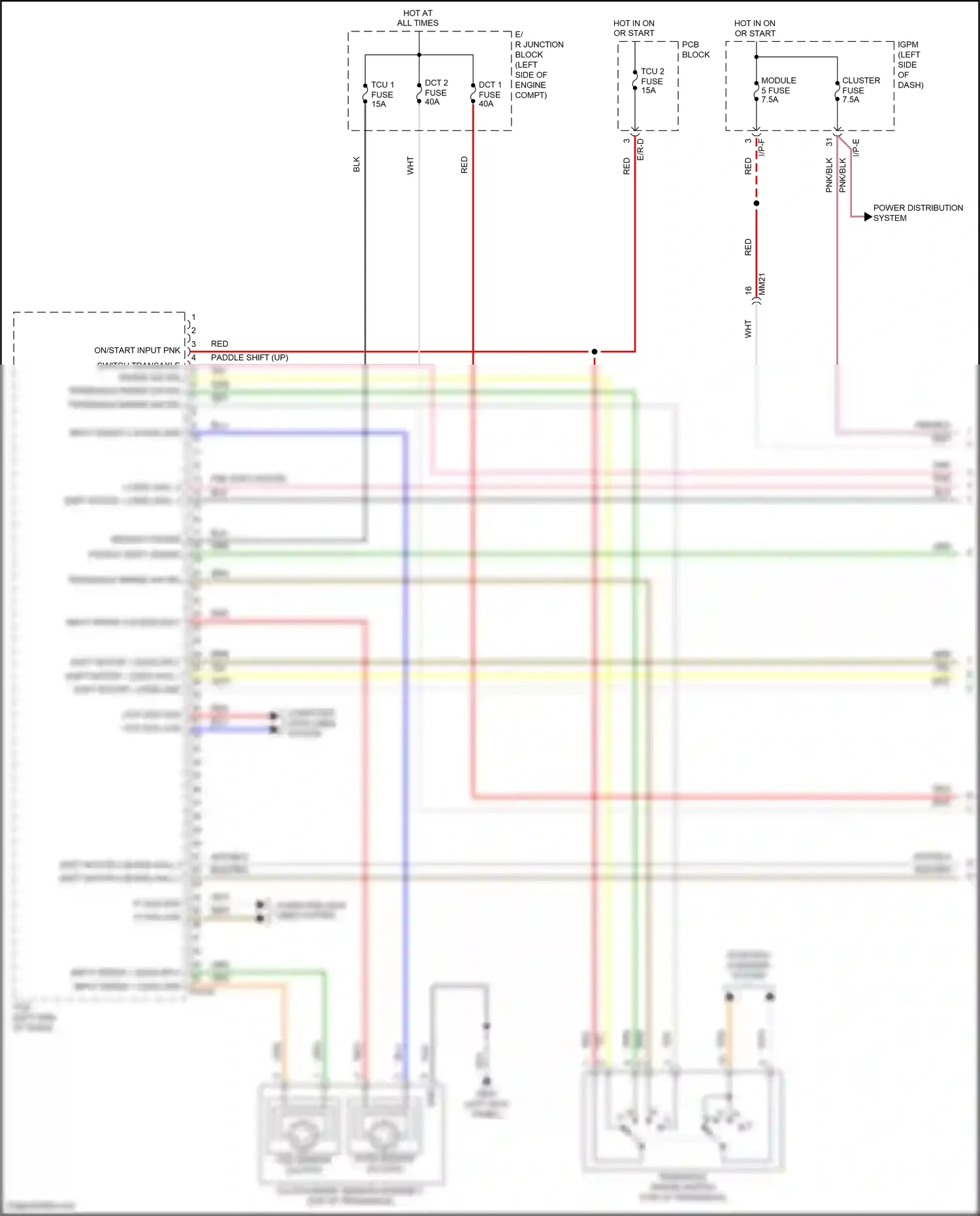 Wiring diagram computer data lines system for Hyundai Kona I (2017-2021) (61 of 66)