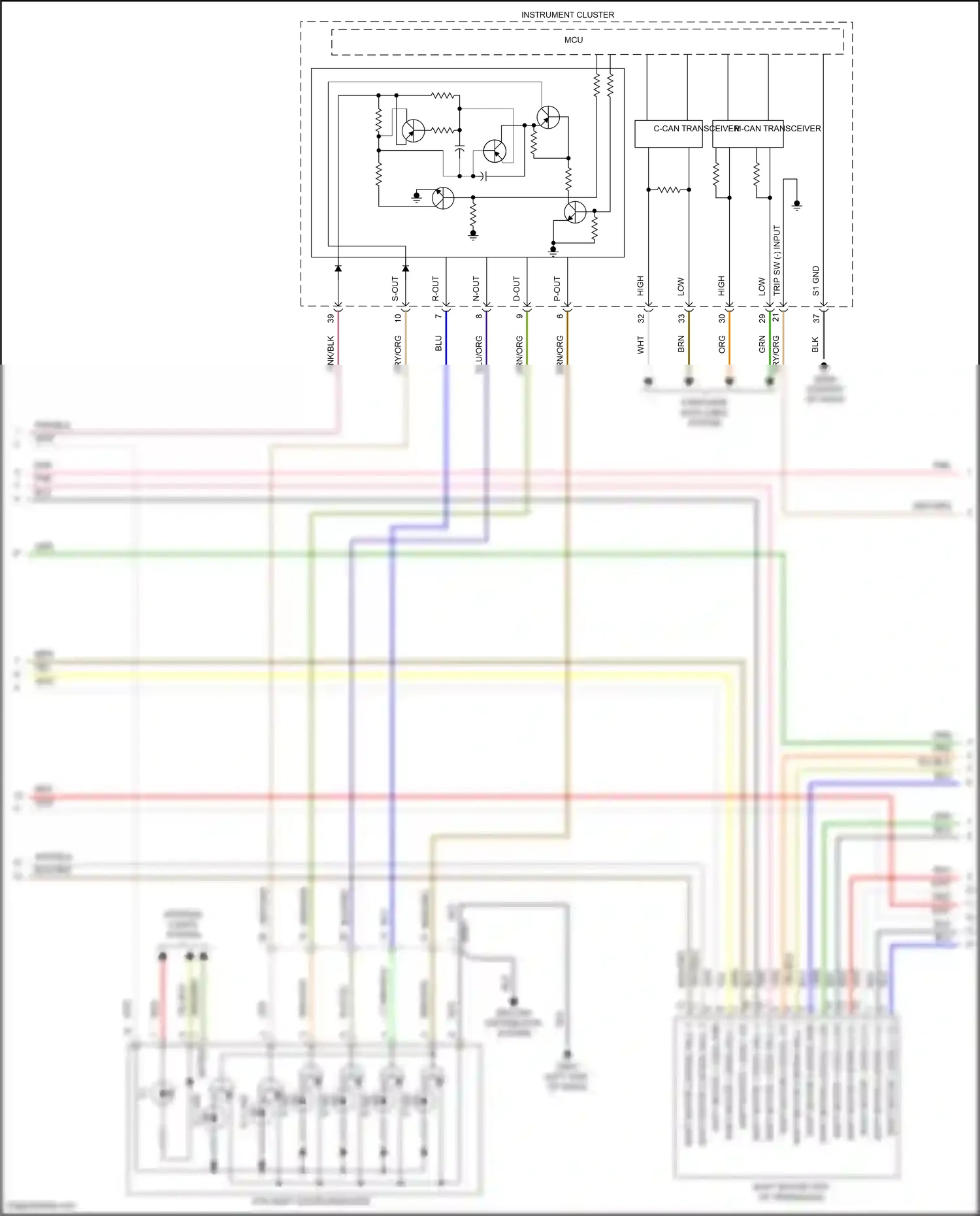 Wiring diagram computer data lines system for Hyundai Kona I (2017-2021) (62 of 66)