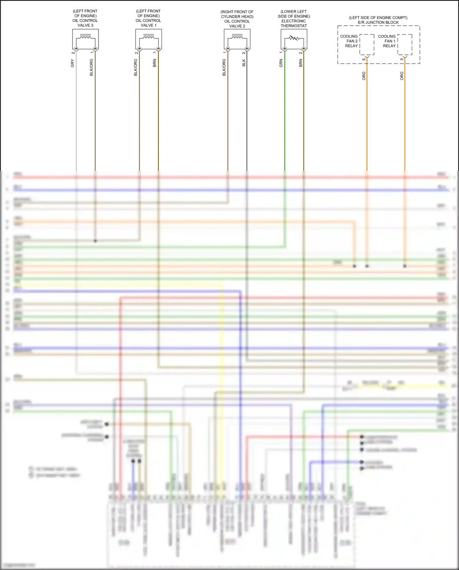 Wiring diagram computer data lines system for Hyundai Kona I (2017-2021) (60 of 66)