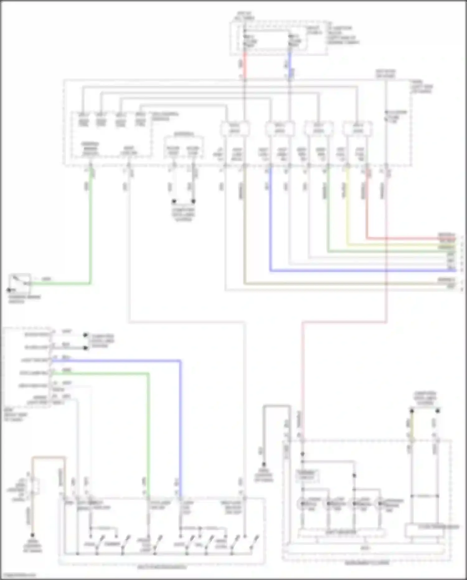 Wiring diagram dimming circuit for Hyundai Kona I (2017-2021) (4 of 5)