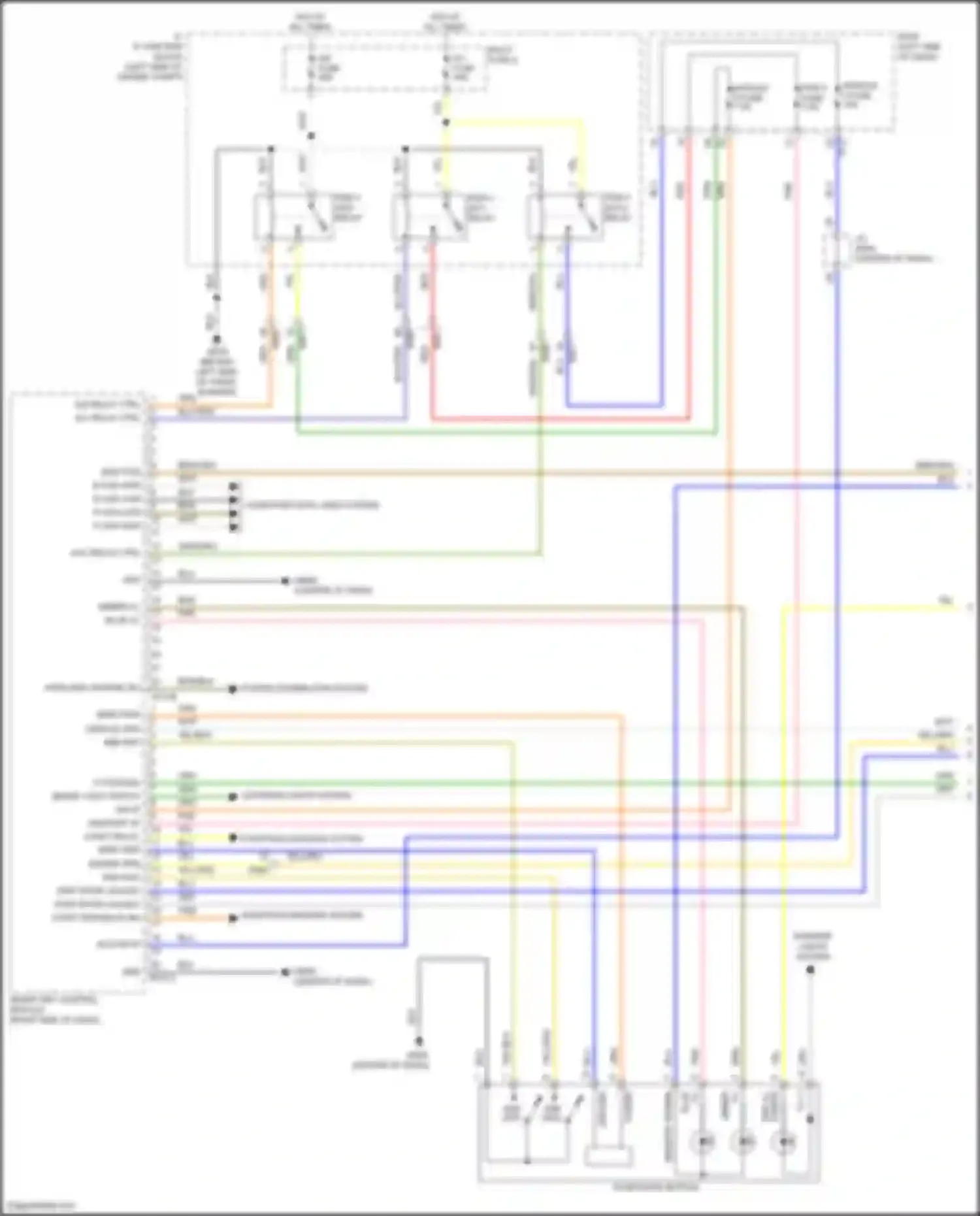 Wiring diagram e/r junction block for Hyundai Kona I (2017-2021) (7 of 29)