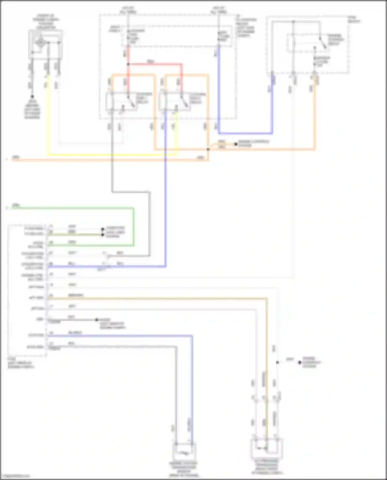 Wiring diagram e/r junction block for Hyundai Kona I (2017-2021) (10 of 29)