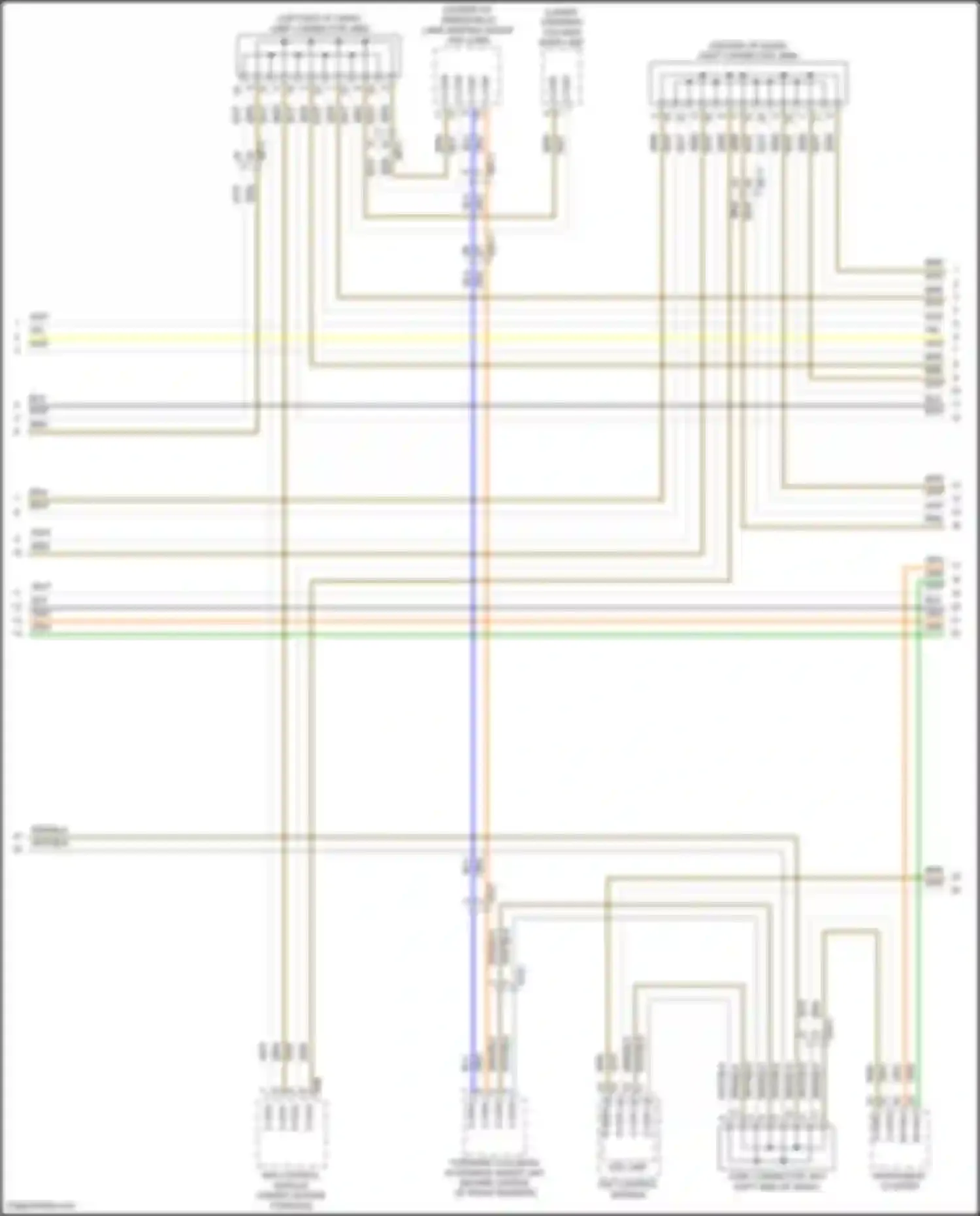 Wiring diagram esc unit esc control module for Hyundai Kona I (2017-2021) (1 of 3)