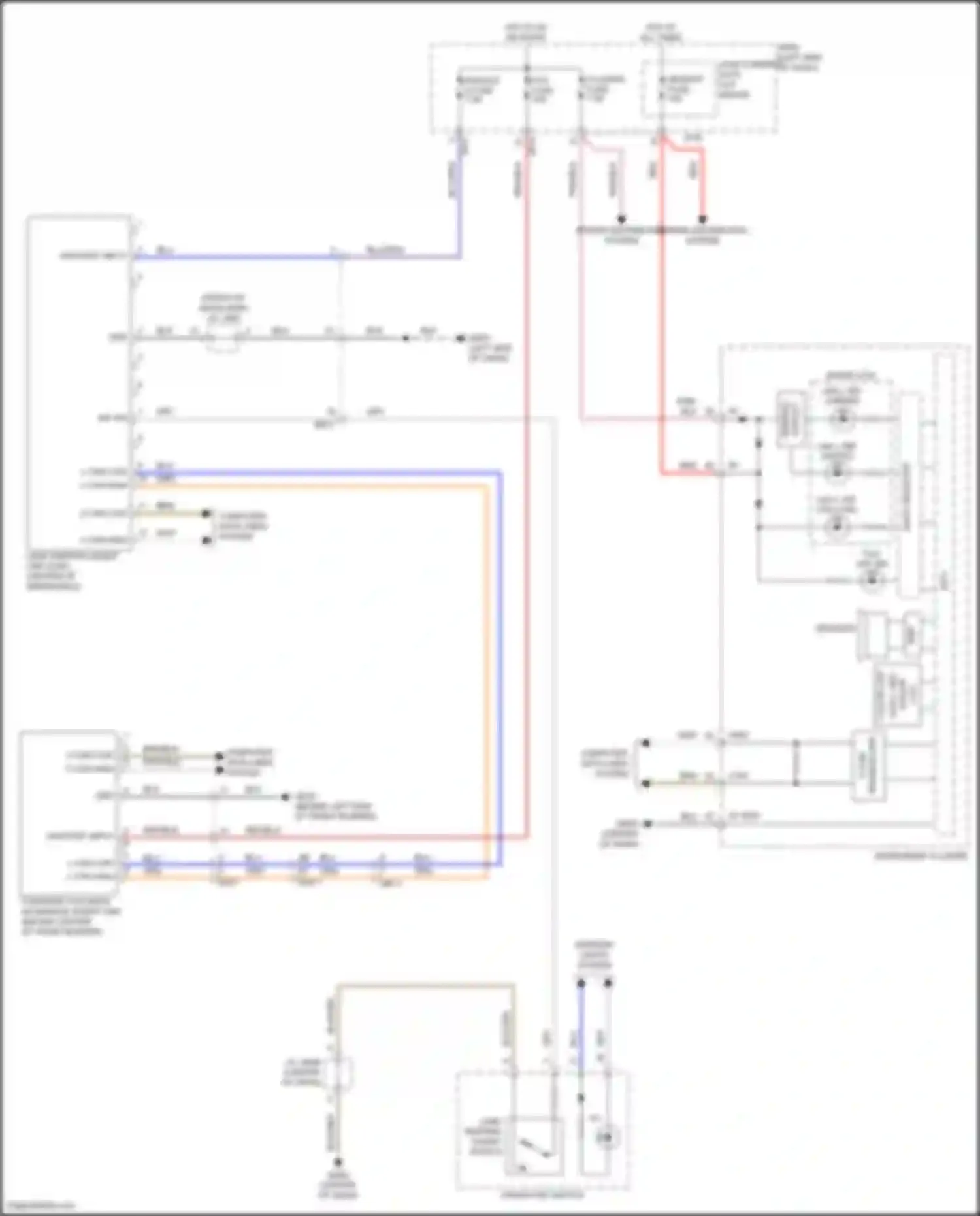 Wiring diagram forward collision avoidance assist unit for Hyundai Kona I (2017-2021) (3 of 4)