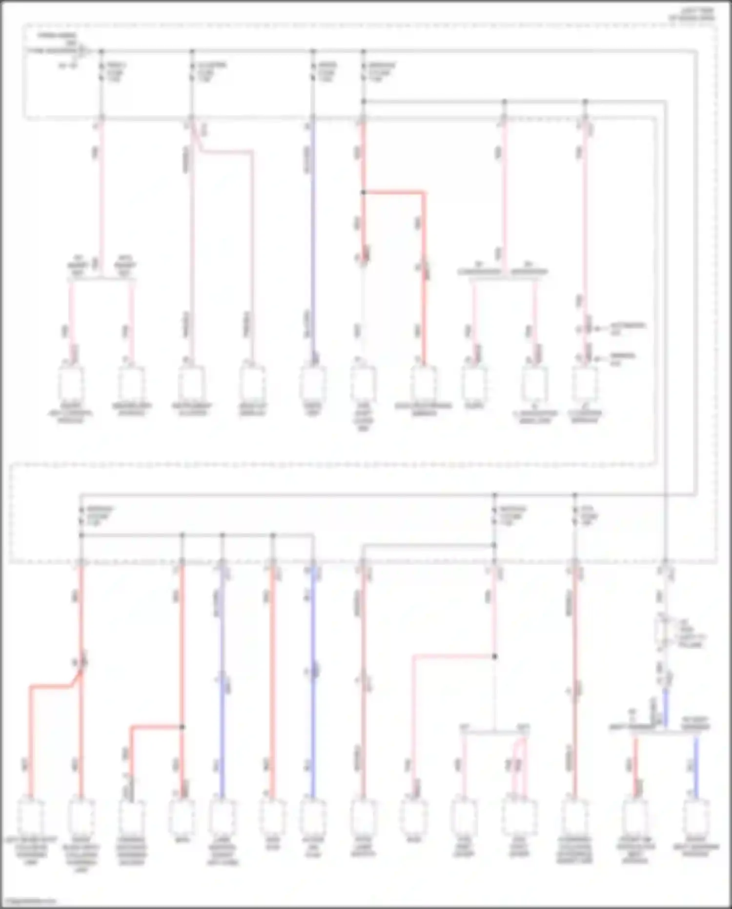 Wiring diagram forward collision avoidance assist unit for Hyundai Kona I (2017-2021) (4 of 4)