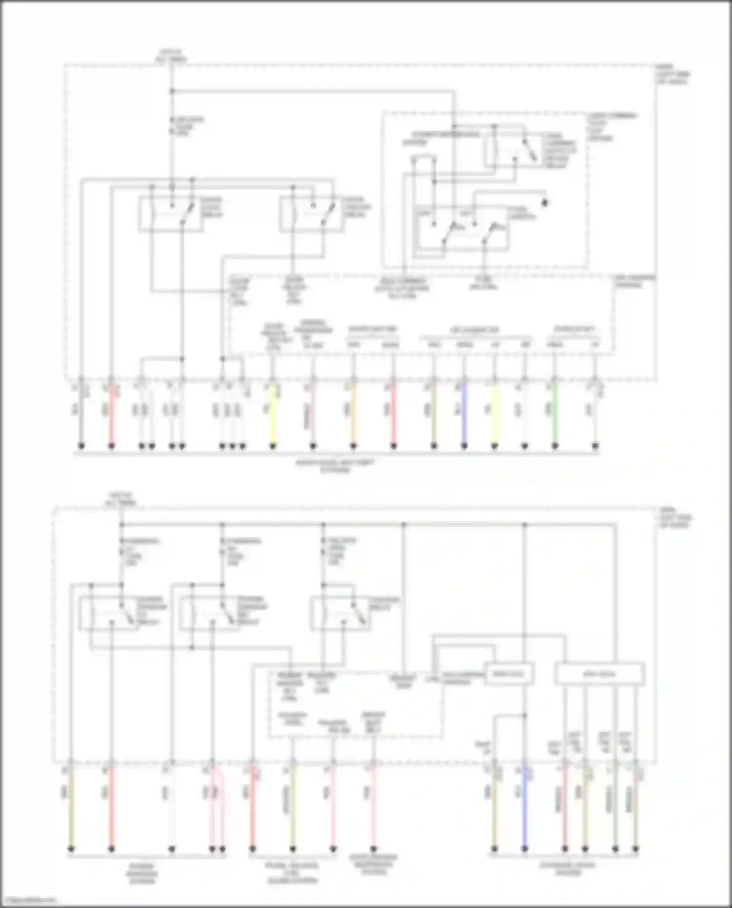 Wiring diagram fuse switch for Hyundai Kona I (2017-2021) (1 of 2)