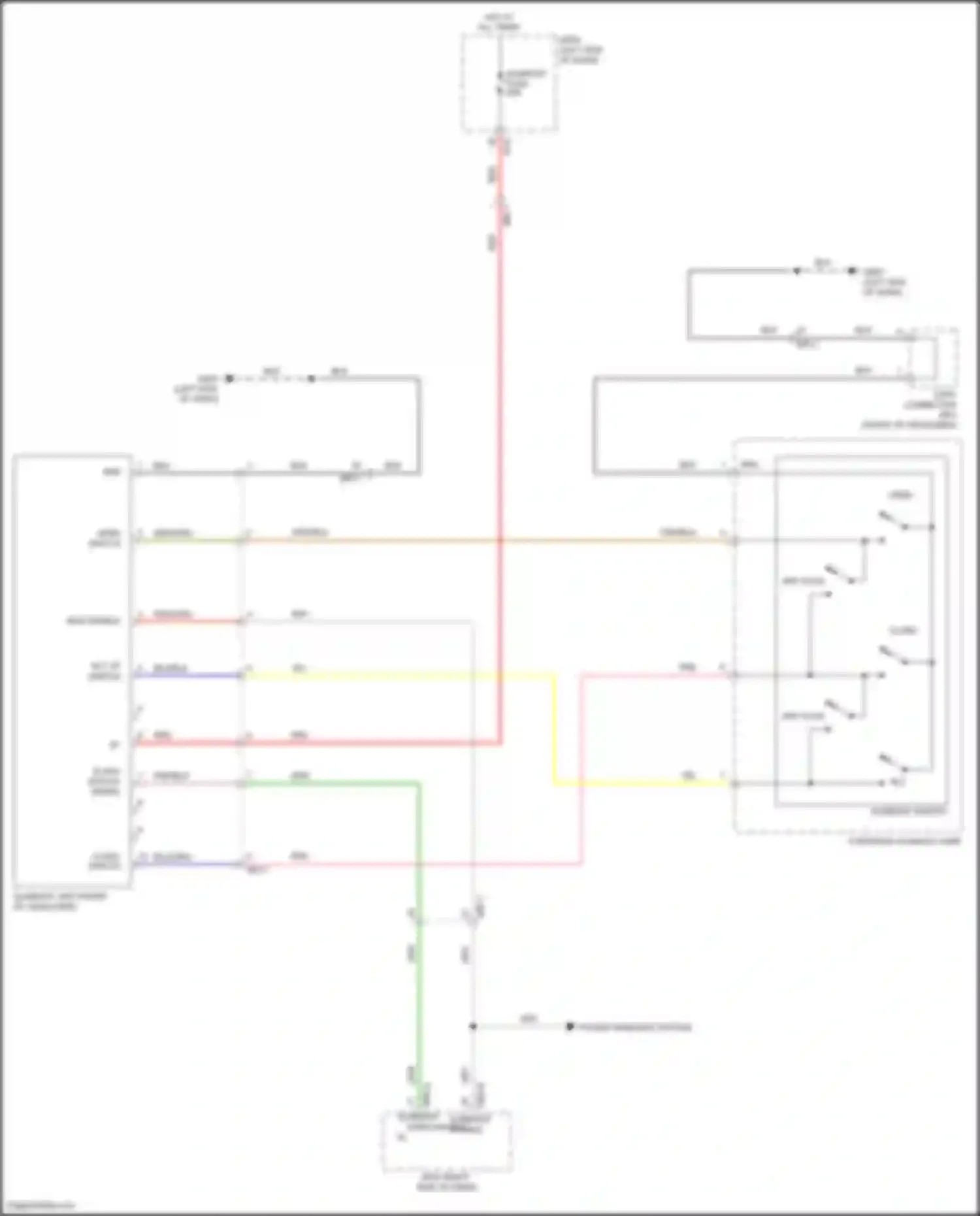 Wiring diagram glass status signal for Hyundai Kona I (2017-2021) (1 of 1)
