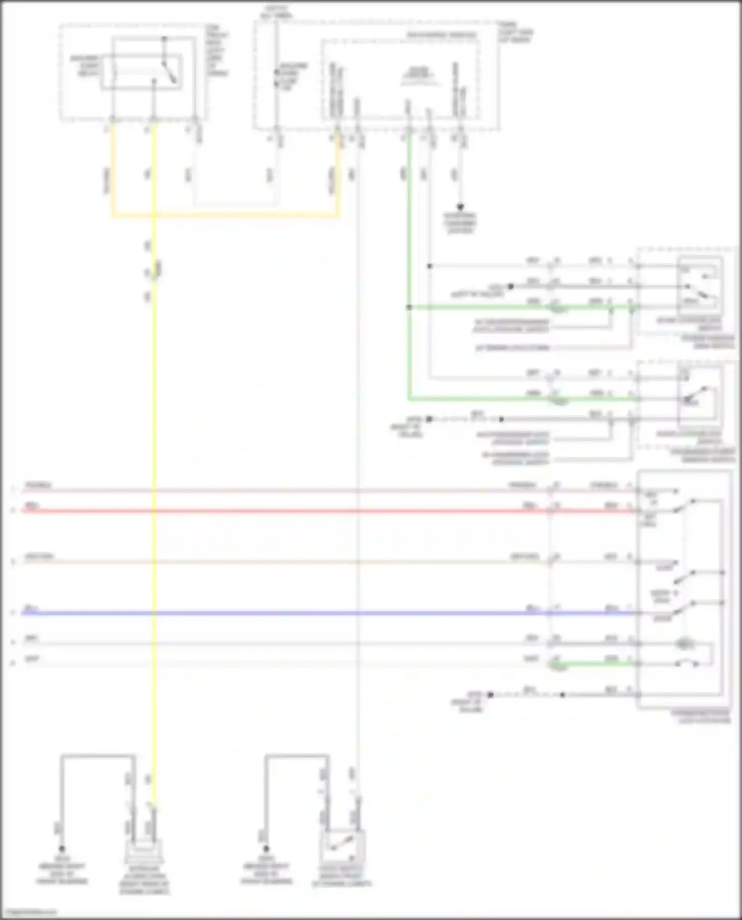 Wiring diagram icm relay box for Hyundai Kona I (2017-2021) (1 of 7)