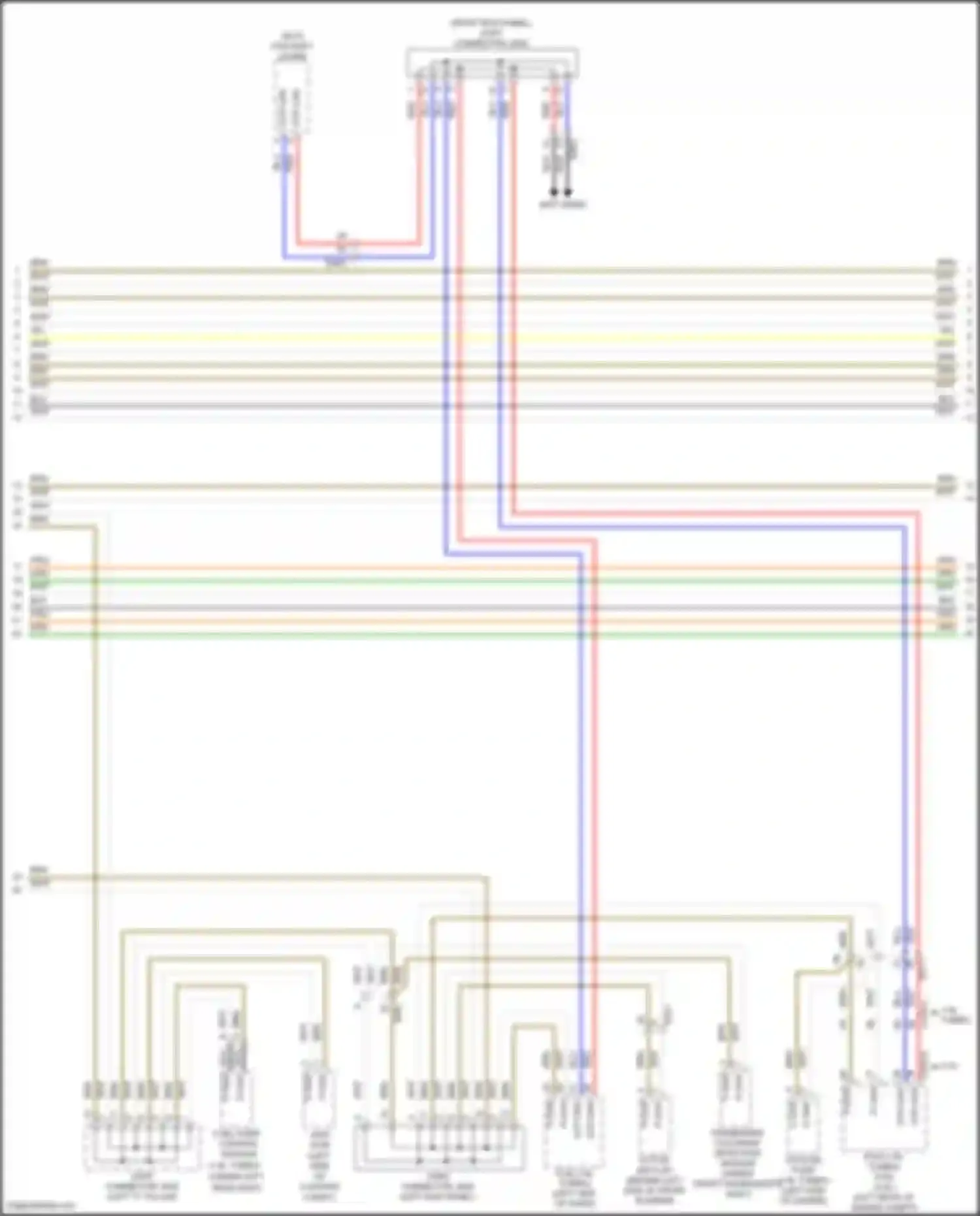 Wiring diagram (left side of for Hyundai Kona I (2017-2021) (1 of 1)