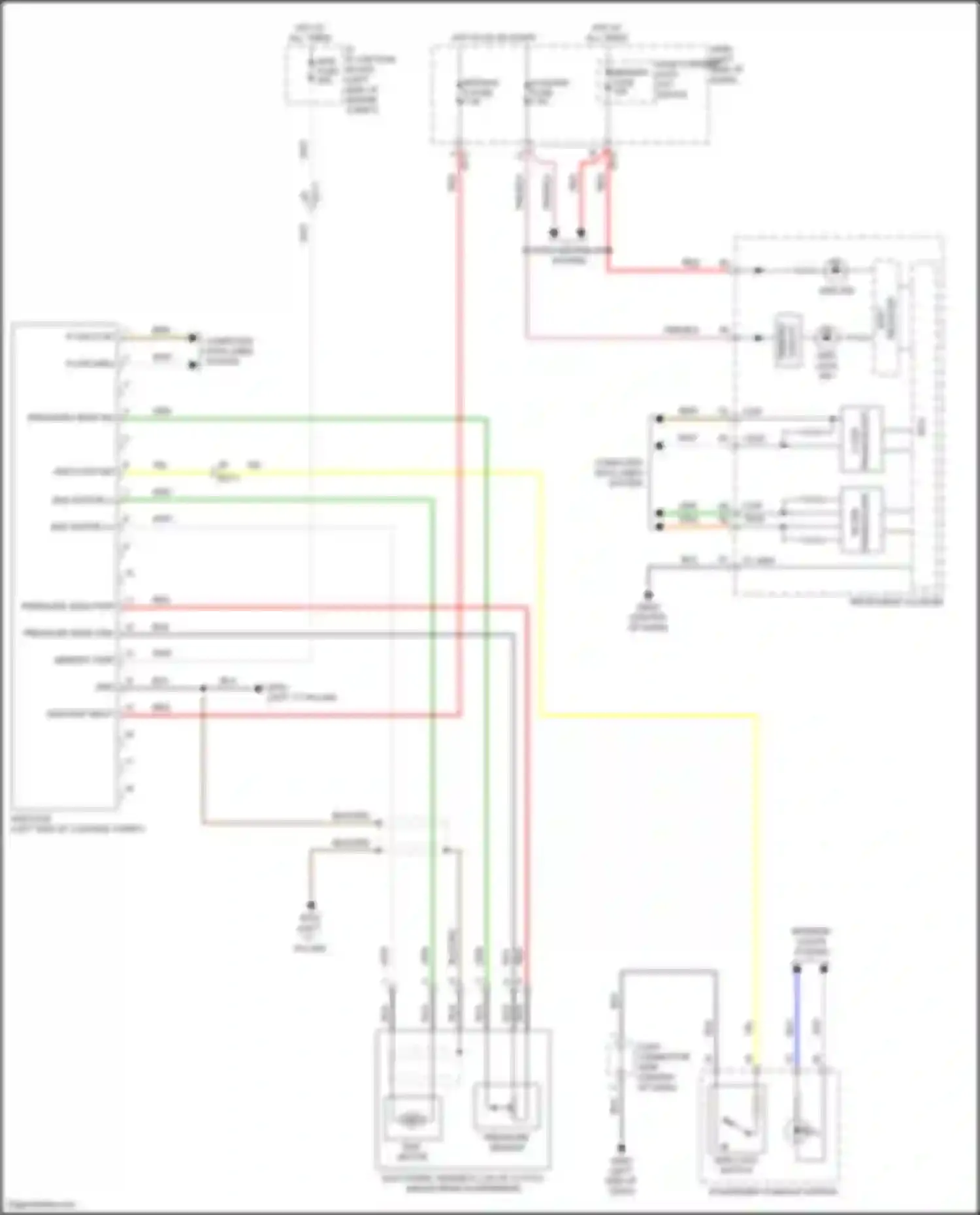 Wiring diagram memory fuse for Hyundai Kona I (2017-2021) (11 of 16)