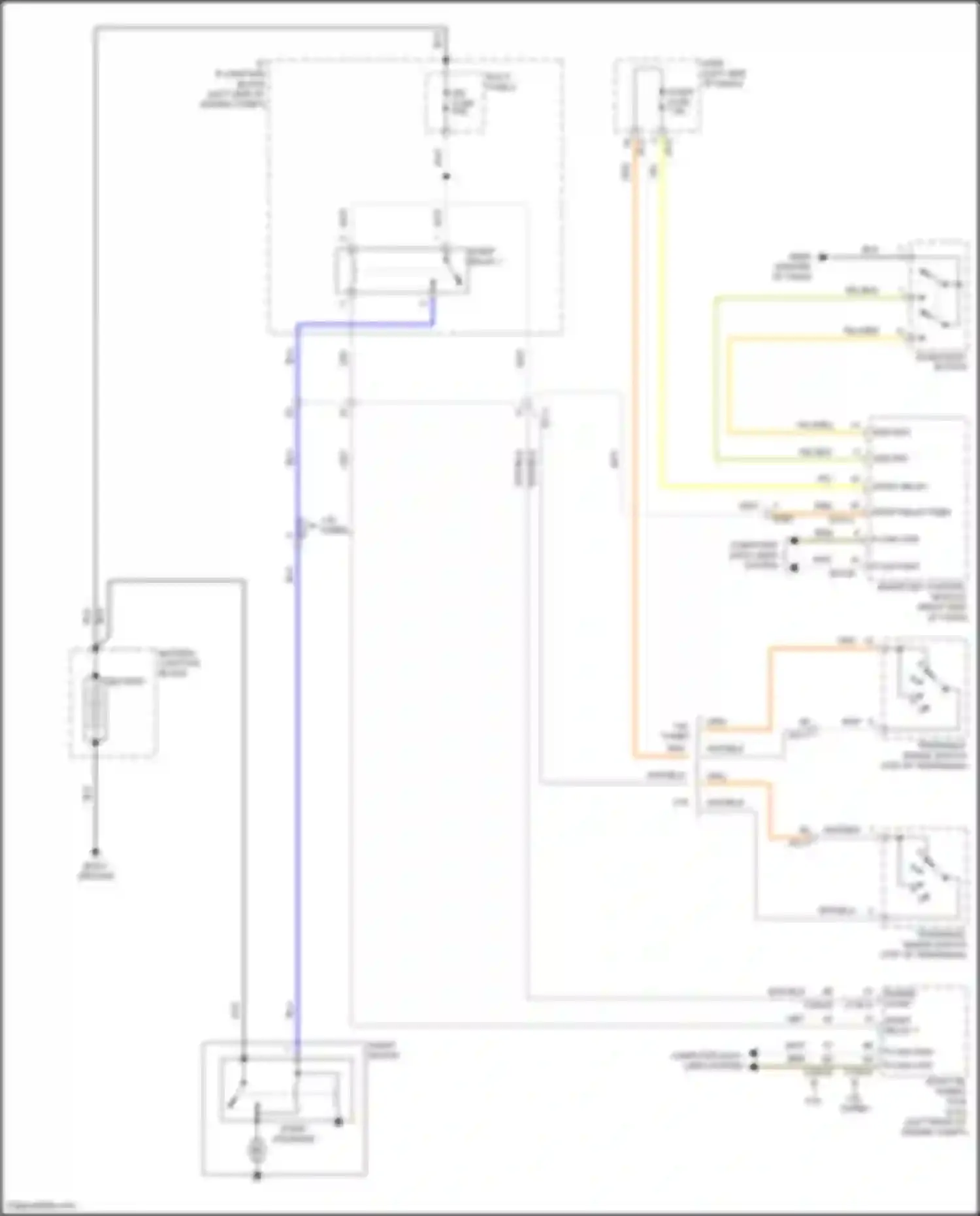 Wiring diagram multi fuse 2 for Hyundai Kona I (2017-2021) (18 of 20)