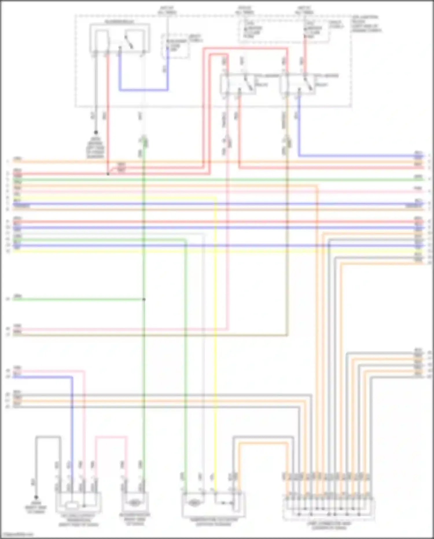 Wiring diagram multi fuse 3 for Hyundai Kona I (2017-2021) (1 of 3)