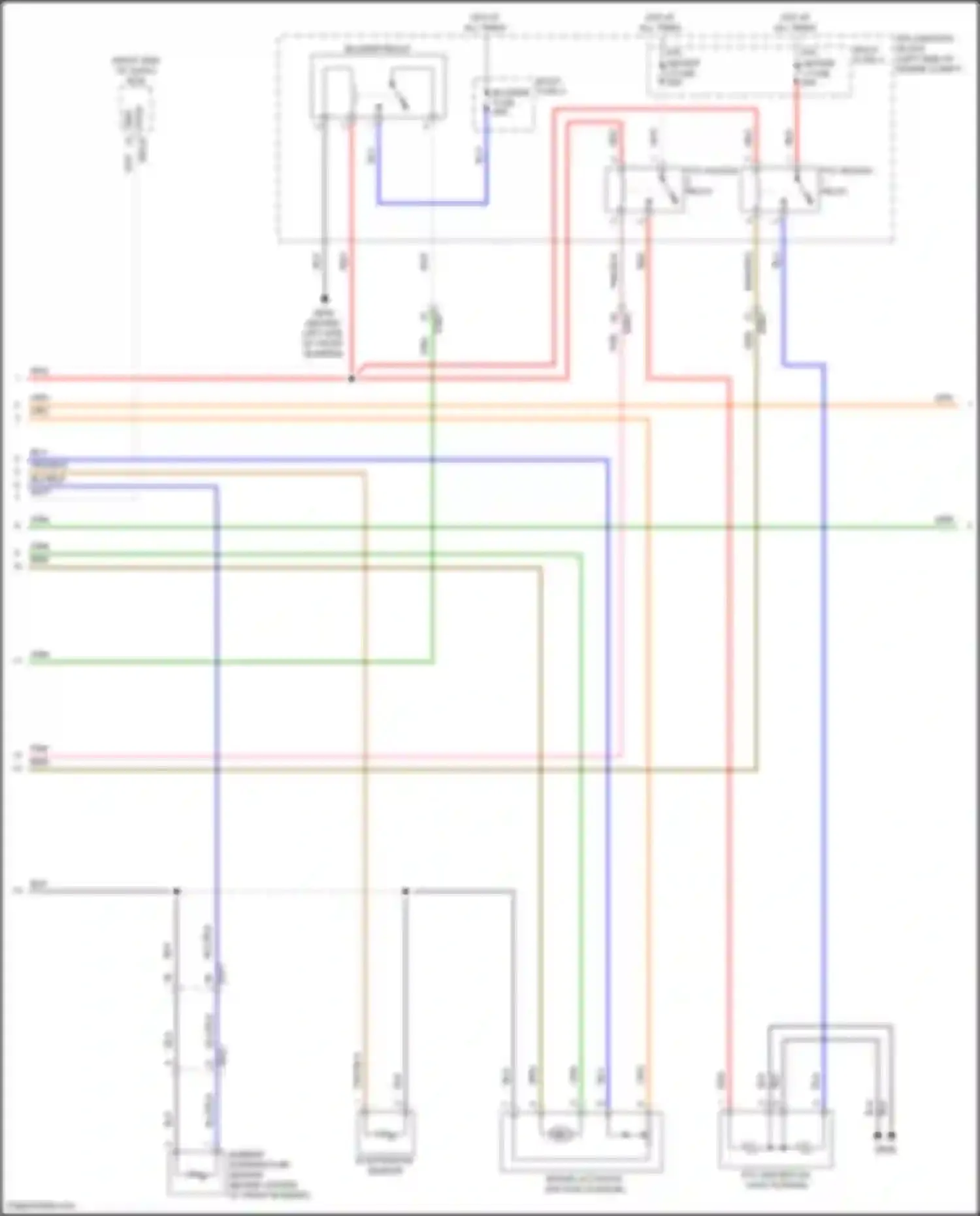 Wiring diagram multi fuse 3 for Hyundai Kona I (2017-2021) (2 of 3)